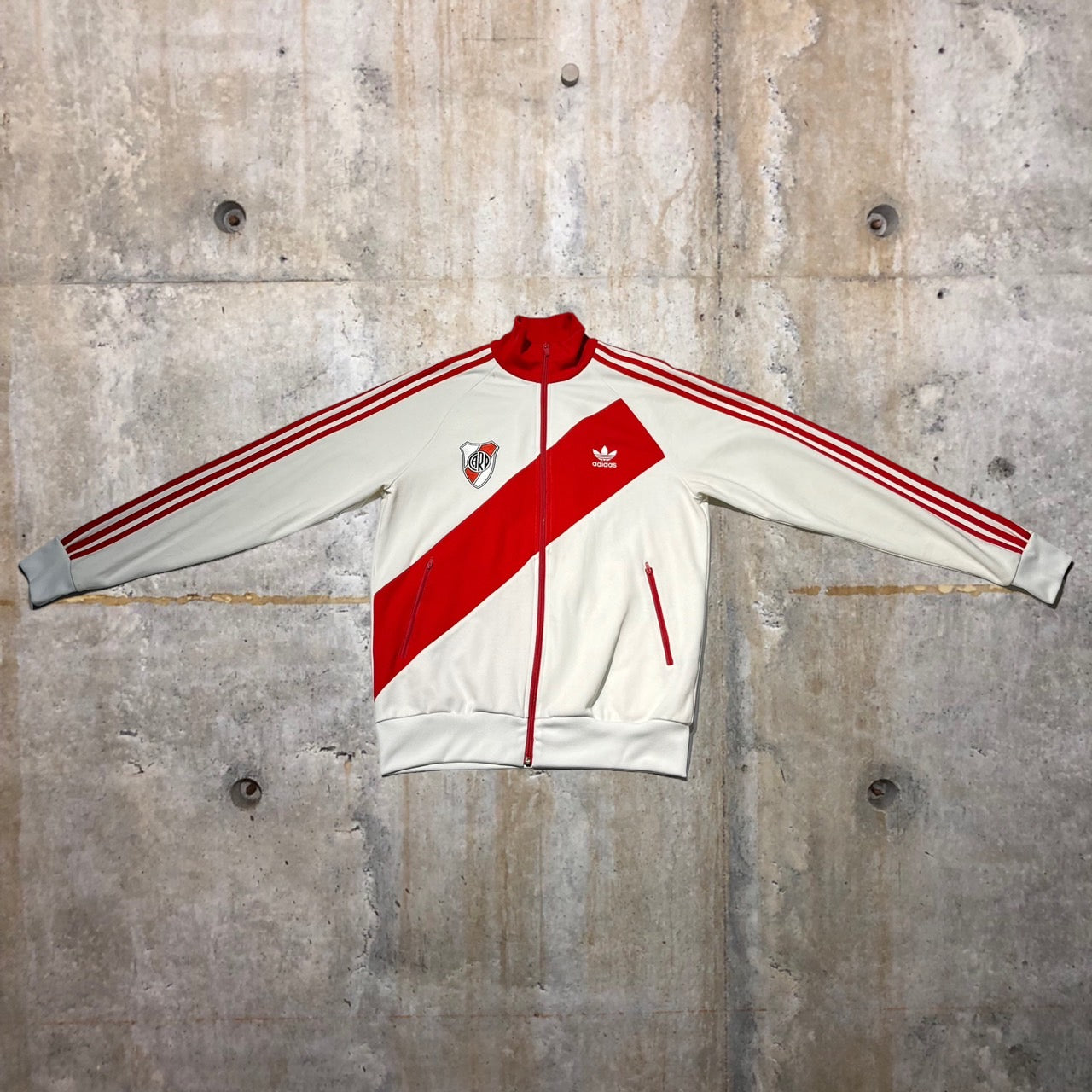 adidas(アディダス) 00s "River Plate"トラックジャケット AK9001 105(Lサイズ程度) レッド