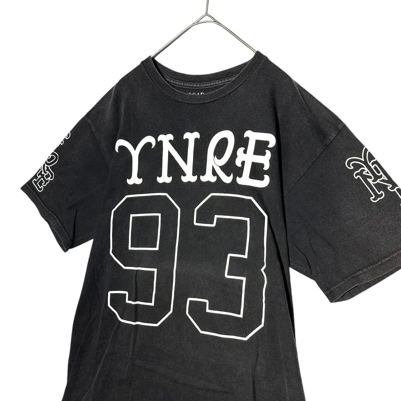 ASAP ANT(エイサップアント) 00's 93 YNRE TEE ナンバリング Tシャツ M ブラック ヒップホップ ラップ