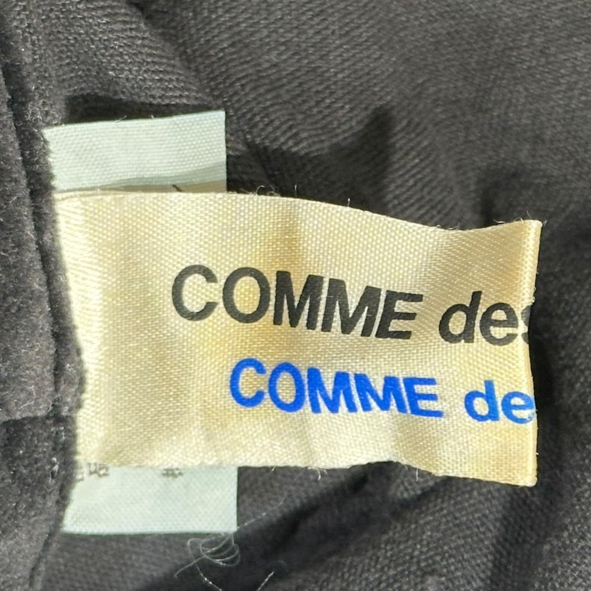 COMME des GARCONS COMME des GARCONS(コムデギャルソンコムデギャルソン) 04AW Cotton Velour Ribbon Handbag コットン ベロア リボン ハンド バッグ W6SC03 ブラック