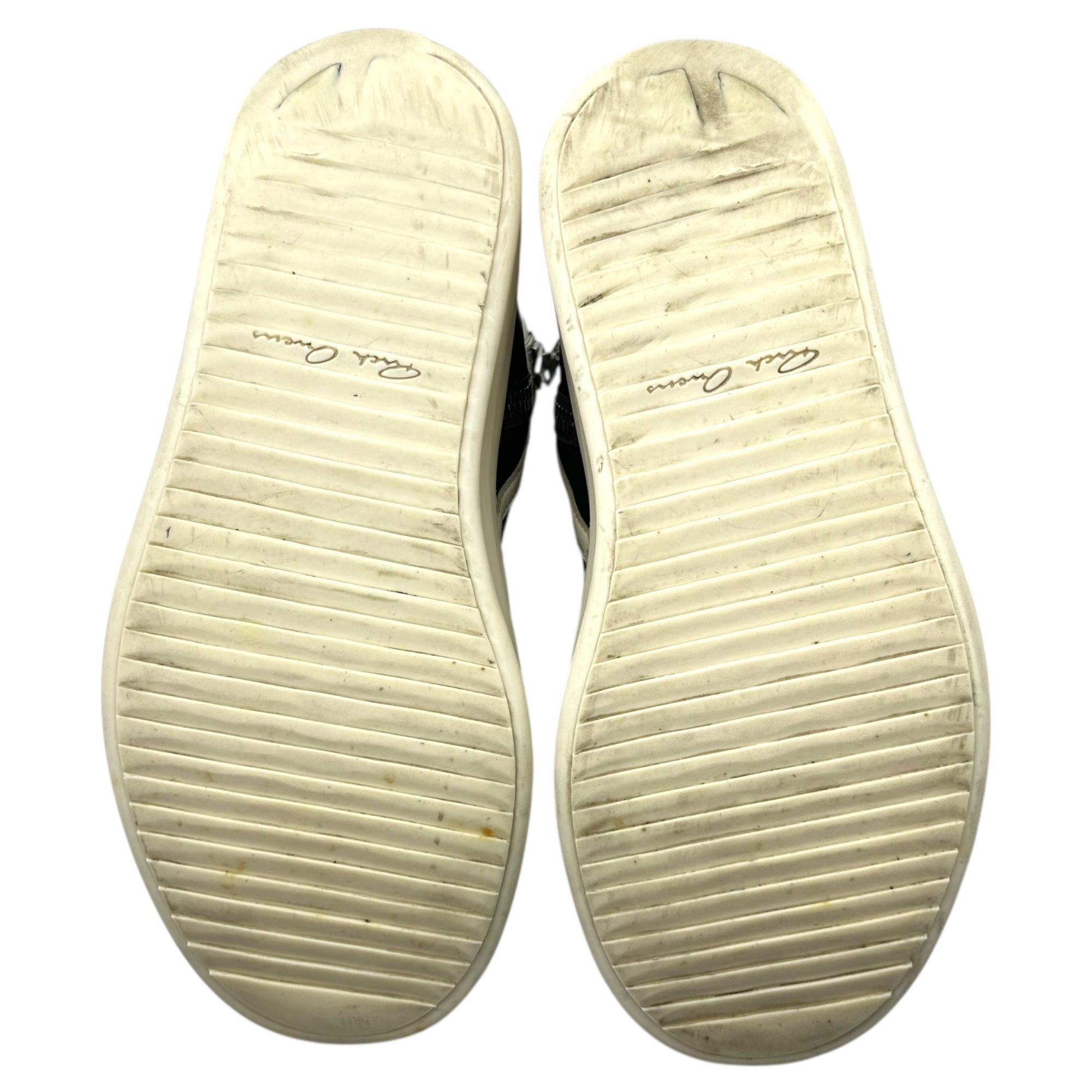 Rick Owens(リックオウエンス) SIDE ZIP HI CUT SNEAKER サイドジップ ハイカット スニーカー 54060 44(28.0cm程度) ブラック×ホワイト