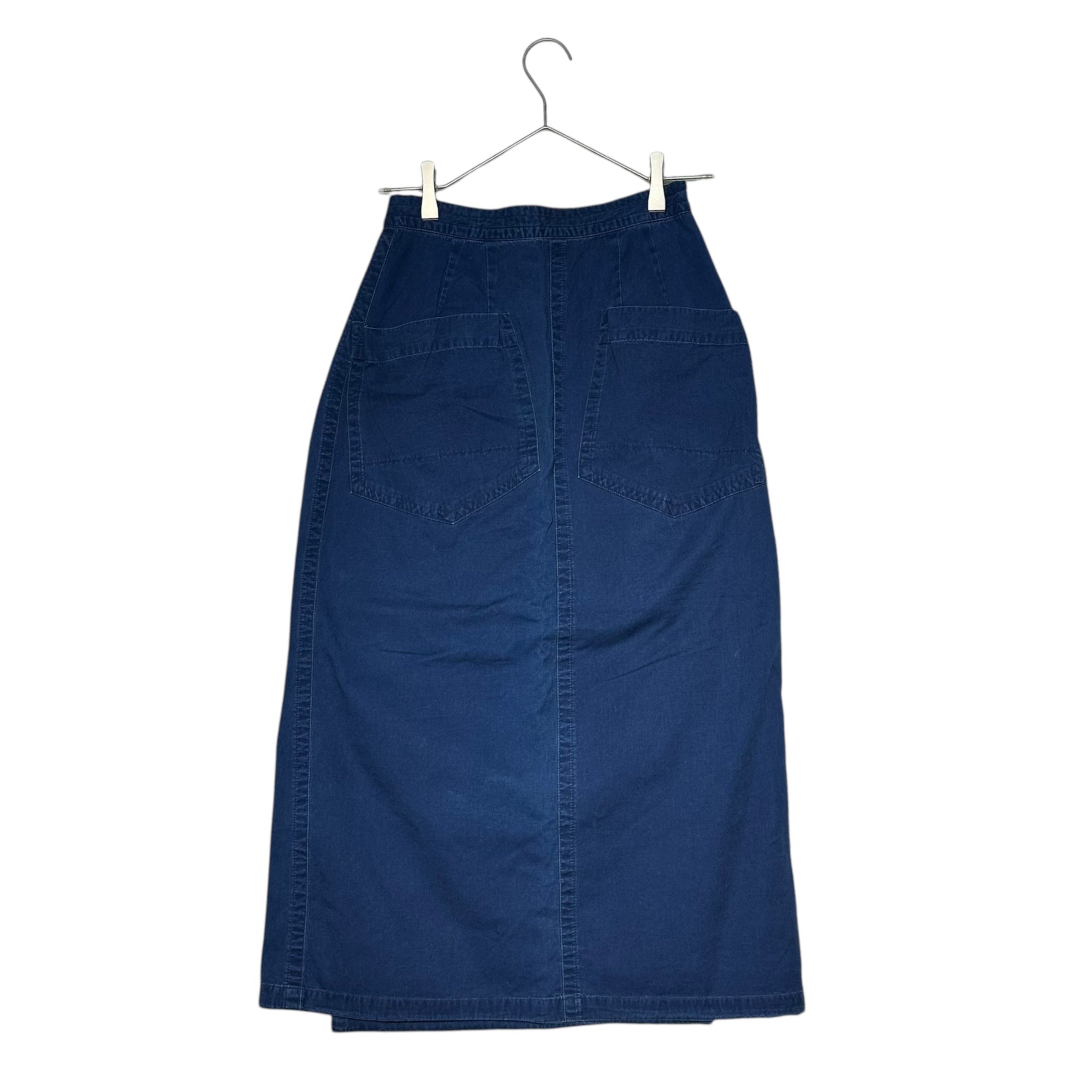 HAI SPORTING GEAR ISSEY MIYAKE(ハイスポルティングギア イッセイミヤケ) 80's Indigo dyed cotton skirt 80年代 インディゴ染め コットン スカート 63 インディゴ