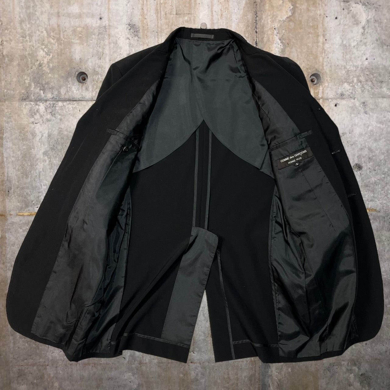 COMME des GARCONS HOMME PLUS(コムデギャルソンオムプリュス) 90's 3B wool jaket /テーラードジャケット/3Bジャケット PJ-10026S S ブラック AD1995