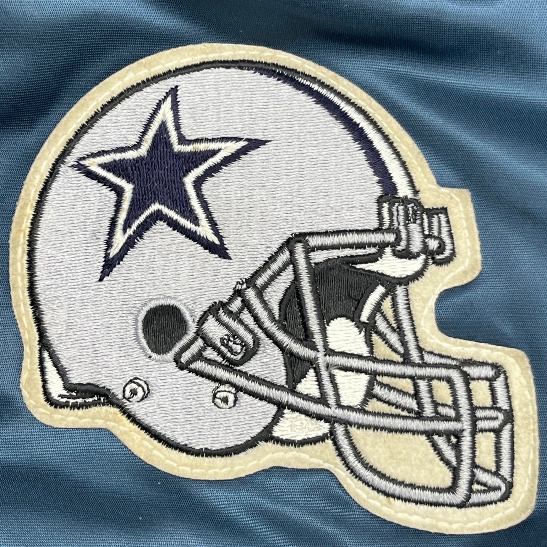 Chalk Line(チョークライン) 90's NFL COWBOYS USA made stadium jacket スタジャン L ネイビー USA製 90年代 スタジアム ジャンパー ジャケット ブルゾン ヴィンテージ 古着