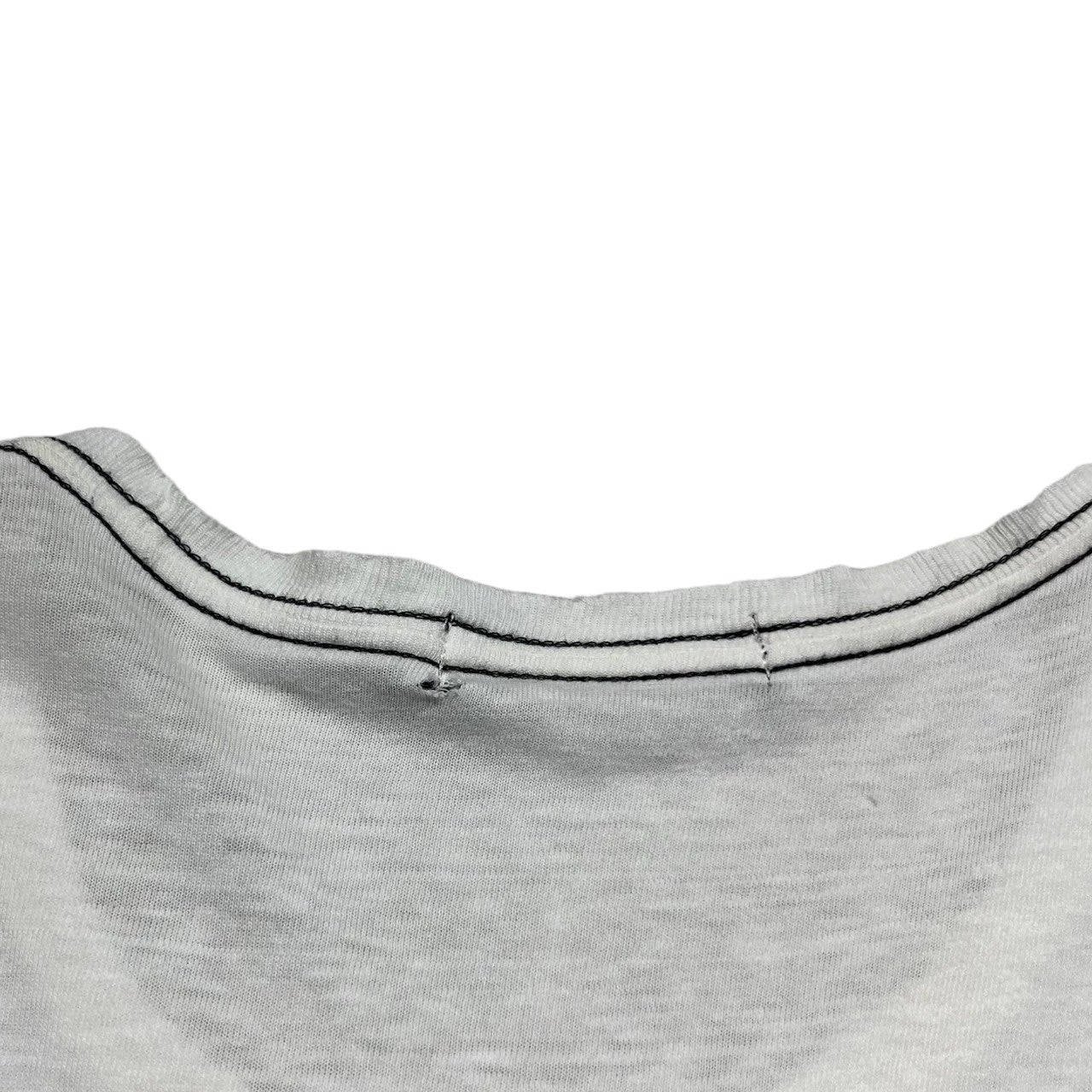 UNDERCOVERISM × COMME des GARCONS(アンダーカバーイズム×コムデギャルソン) 03SS 「SCAB」 GIZ CIRCLE T-SHIRT スキャブ ギズ サークル Tシャツ コラボ M ホワイト×ブラック 少数生産 稀少品