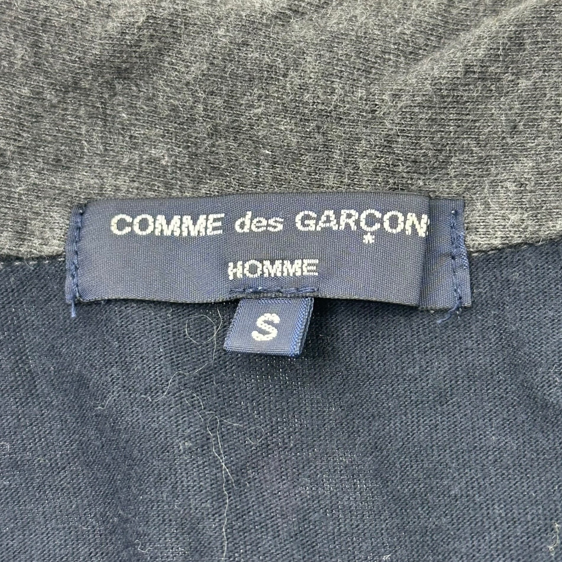 COMME des GARCONS HOMME(コムデギャルソンオム) 05SS Zip-Up Polo Shirt ジップアップ ポロ シャツ HO-T027 S グレー AD2004