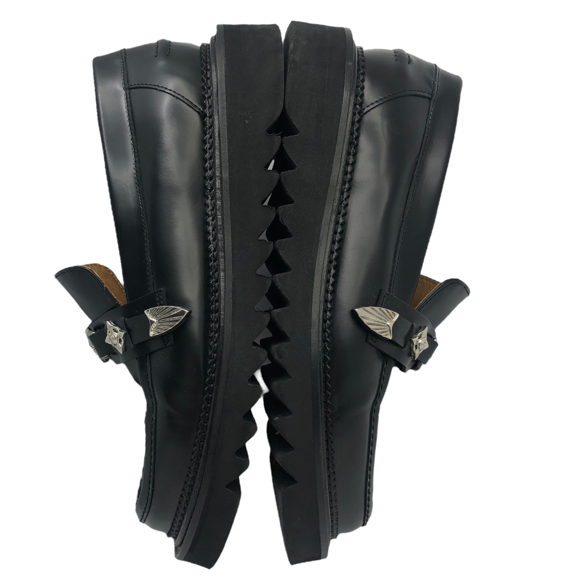 TOGA VIRILIS(トーガビリリース) LOAFER BLACK POLIDO ローファー AJ1253 43(28cm程度) ブラック レザー シューズ