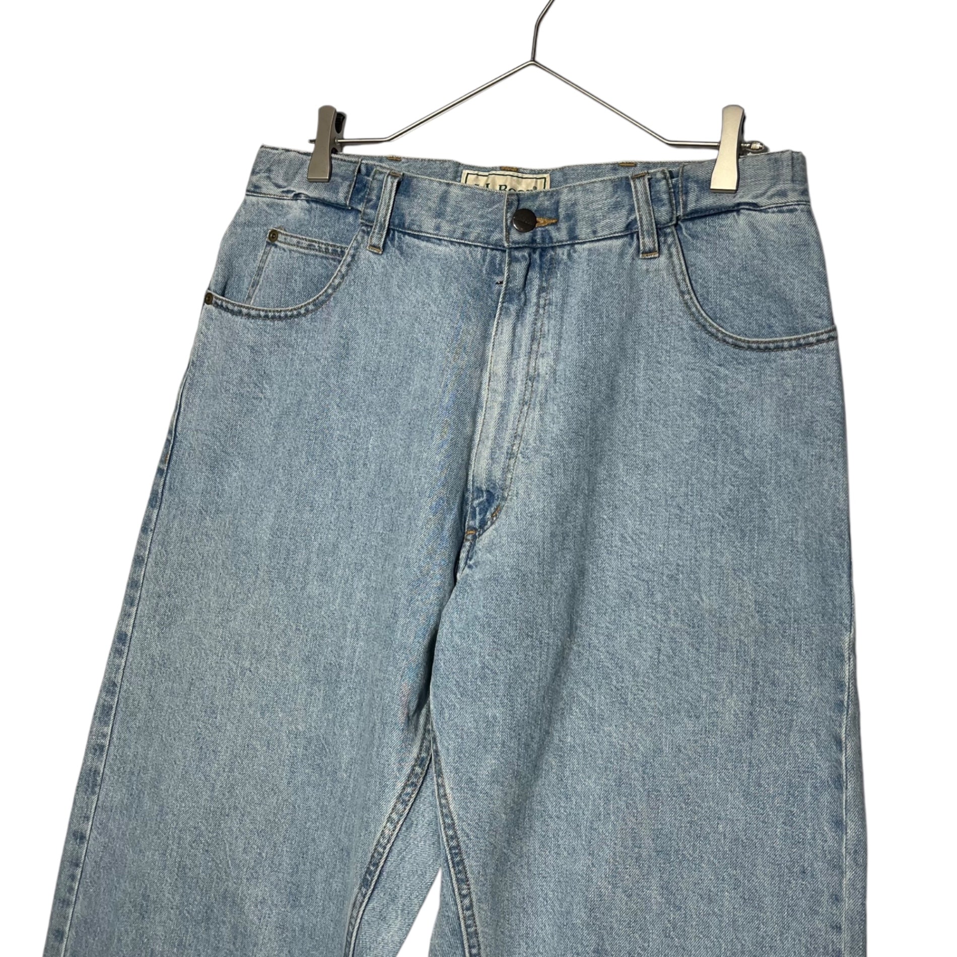 L.L.BEAN(エルエルビーン) Dexter Comfort Waist Jeans デクスター コンフォート ウエスト ジーンズ 3475-3045 L ライトインディゴ 参考定価¥17,600 デニム パンツ ウォッシュ テーパード ワイド