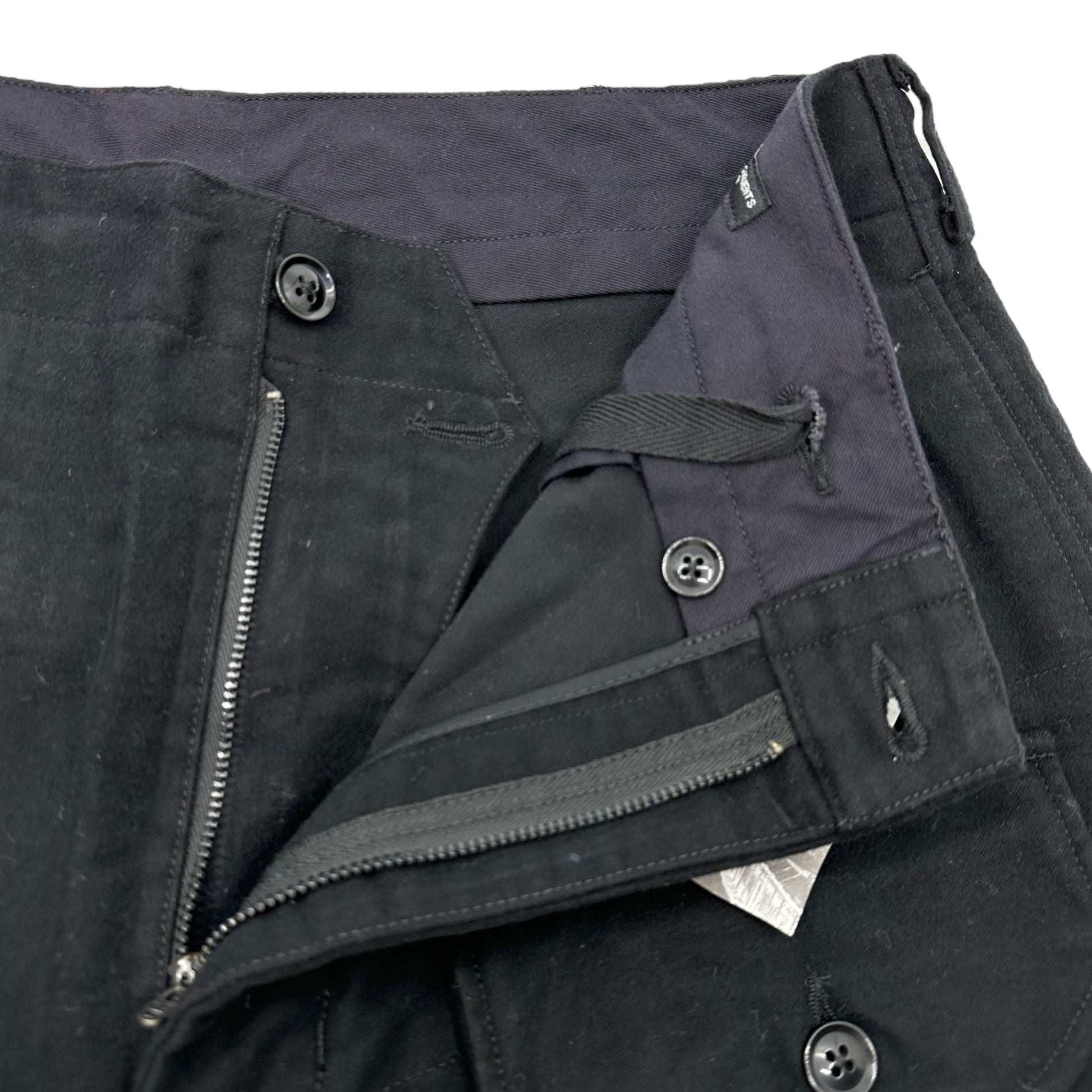 Engineered Garments(エンジニアードガーメンツ) Deck Pant - Cotton Moleskin モールスキン デック コットン パンツ M ブラック