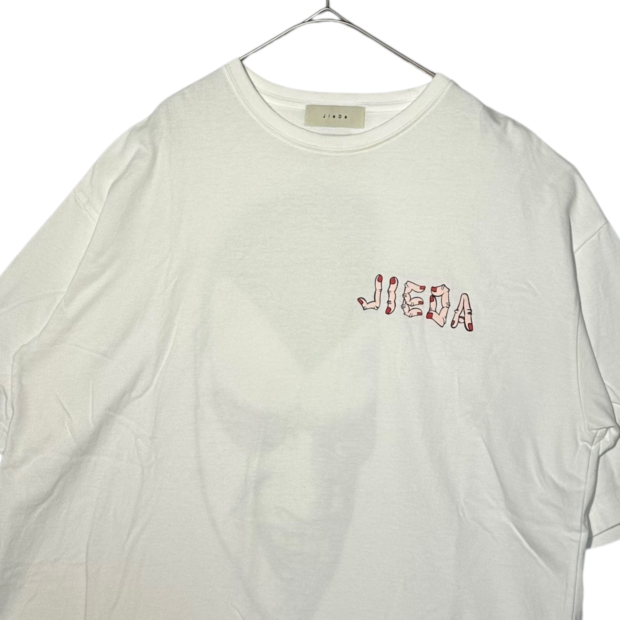 Jieda(ジエダ) COOKIE PRINT TEE ロゴ プリント 半袖 Tシャツ Jie-CK-CT01 L ホワイト