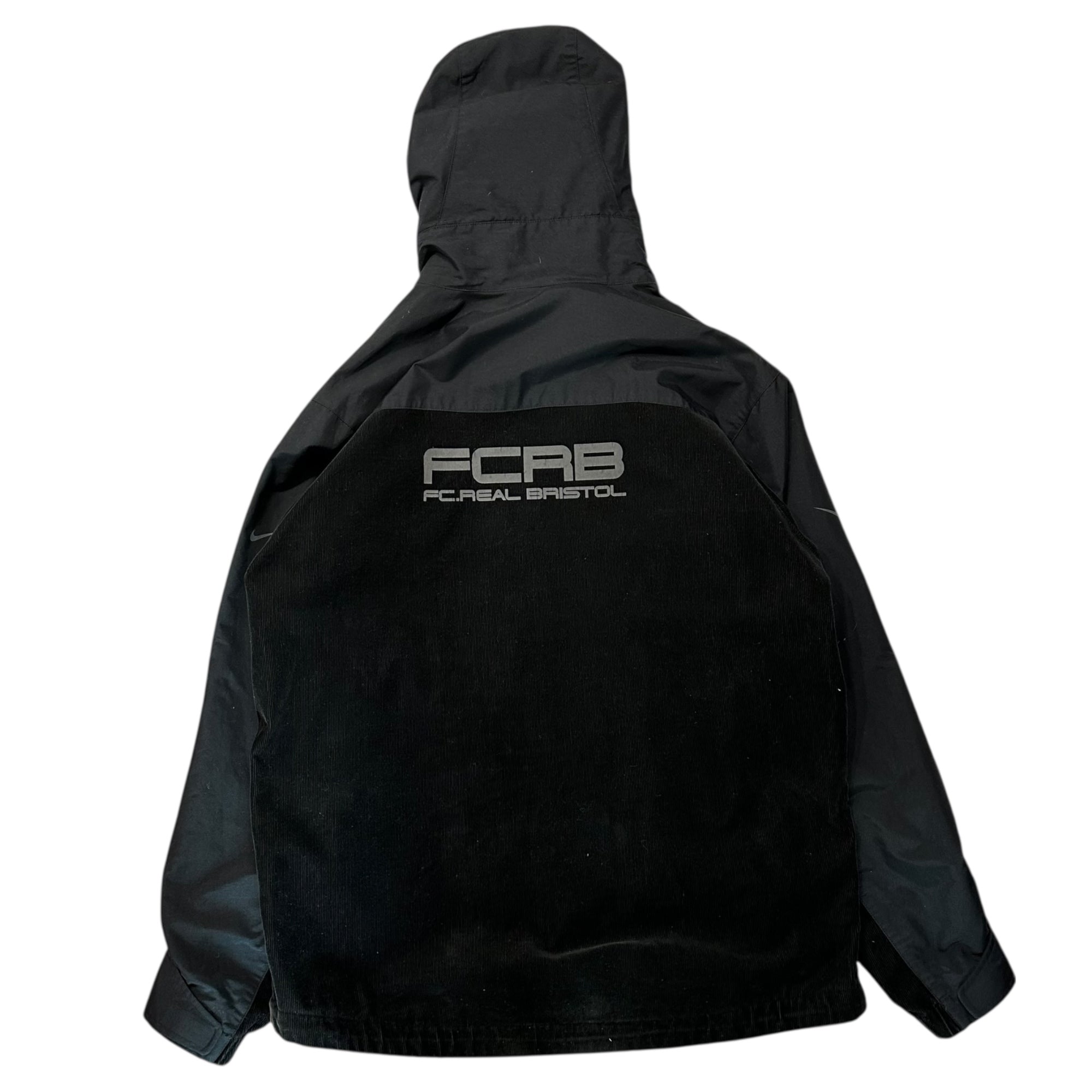 F.C.Real Bristol FCRB(エフシーレアルブリストル) Corduroy and Nylon Blend Mountain Parka コーデュロイ ナイロン 切替 マウンテンパーカー L 18 88 40 F2 SHM L ブラック ジャケット