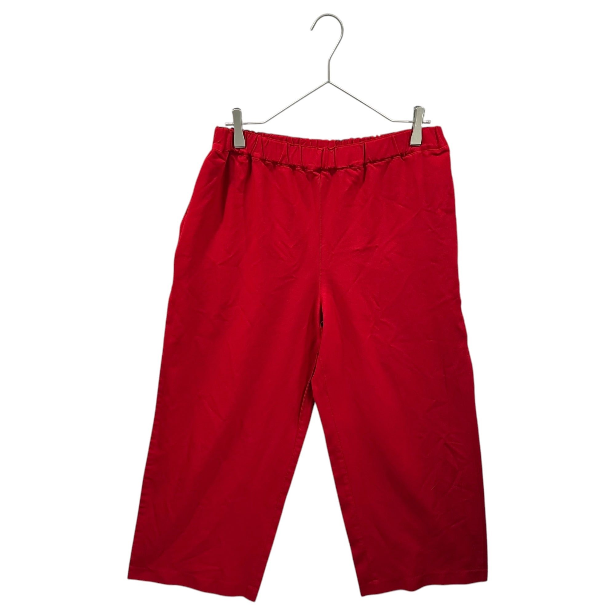 COMME des GARCONS COMME des GARCONS(コムデギャルソンコムデギャルソン) 2025AW Polyester Wide-Leg Straight Pants ポリエステル ワイド ストレート パンツ RP-P015 M レッド AD2025