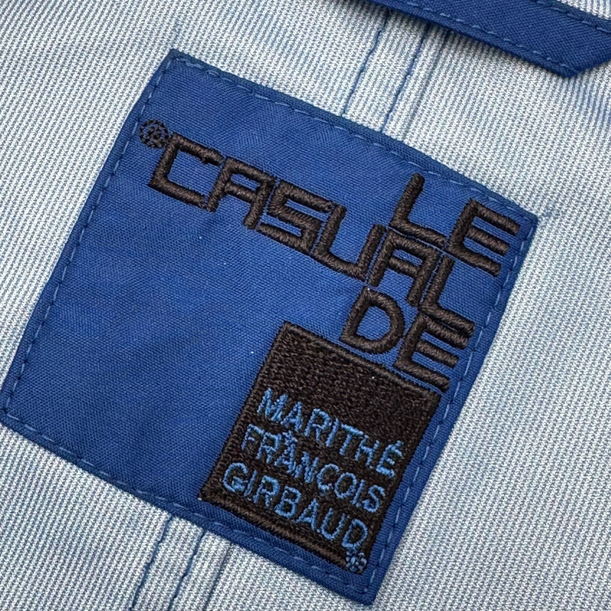 MARITHE FRANCOIS GIRBAUD(マリテフランソワジルボー) Old Double-Nylon Parka オールド ダブル ナイロン パーカー M7-4658 M ブルー