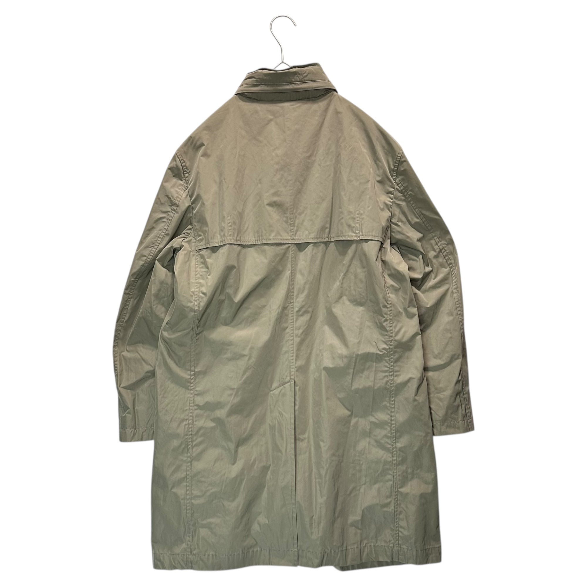 Aquascutum(アクアスキュータム) Trench Design Hooded Raincoat トレンチ デザイン フード収納 レインコート 2207251004-83 38(M程度) カーキ