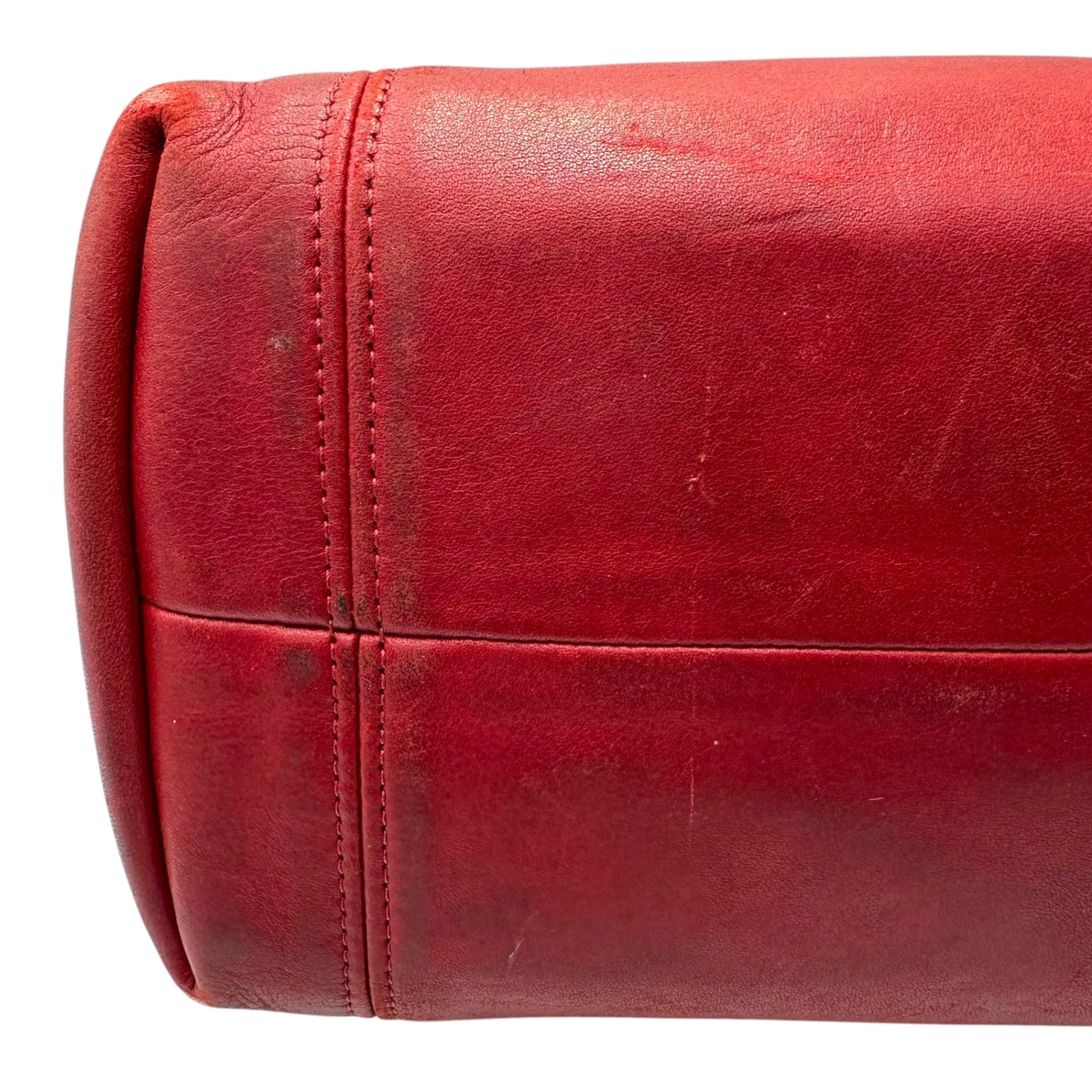 COACH(コーチ) Leather Mini Tote Bag レザー ミニ トート バッグ 4133 レッド ハンド OLD オールド