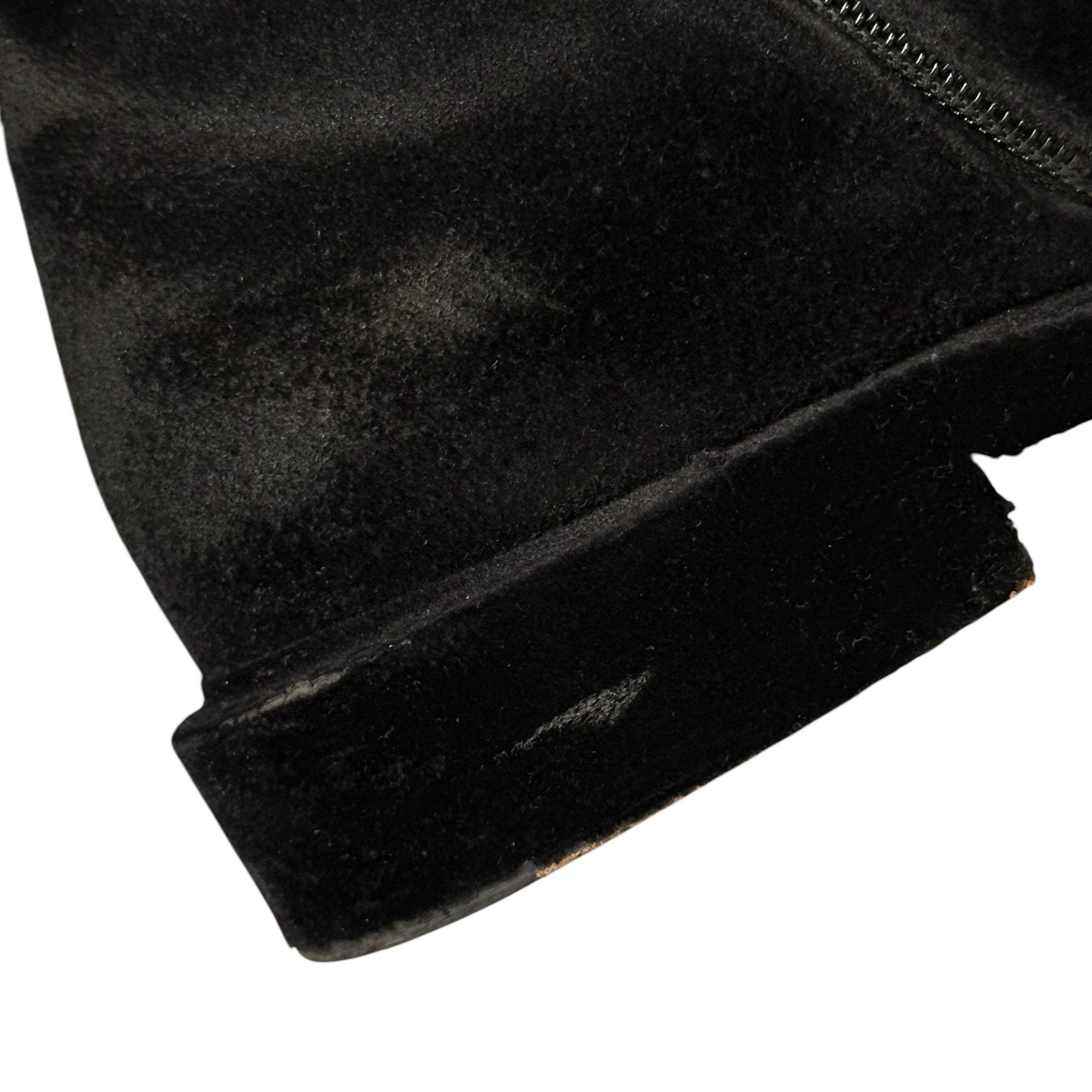 MAISON MARGIELA(メゾンマルジェラ) Velvet Coding Side-Zip Boots ベルベット コーディング サイドジップ ブーツ 39(24.5cm〜25.0cm) ブラック