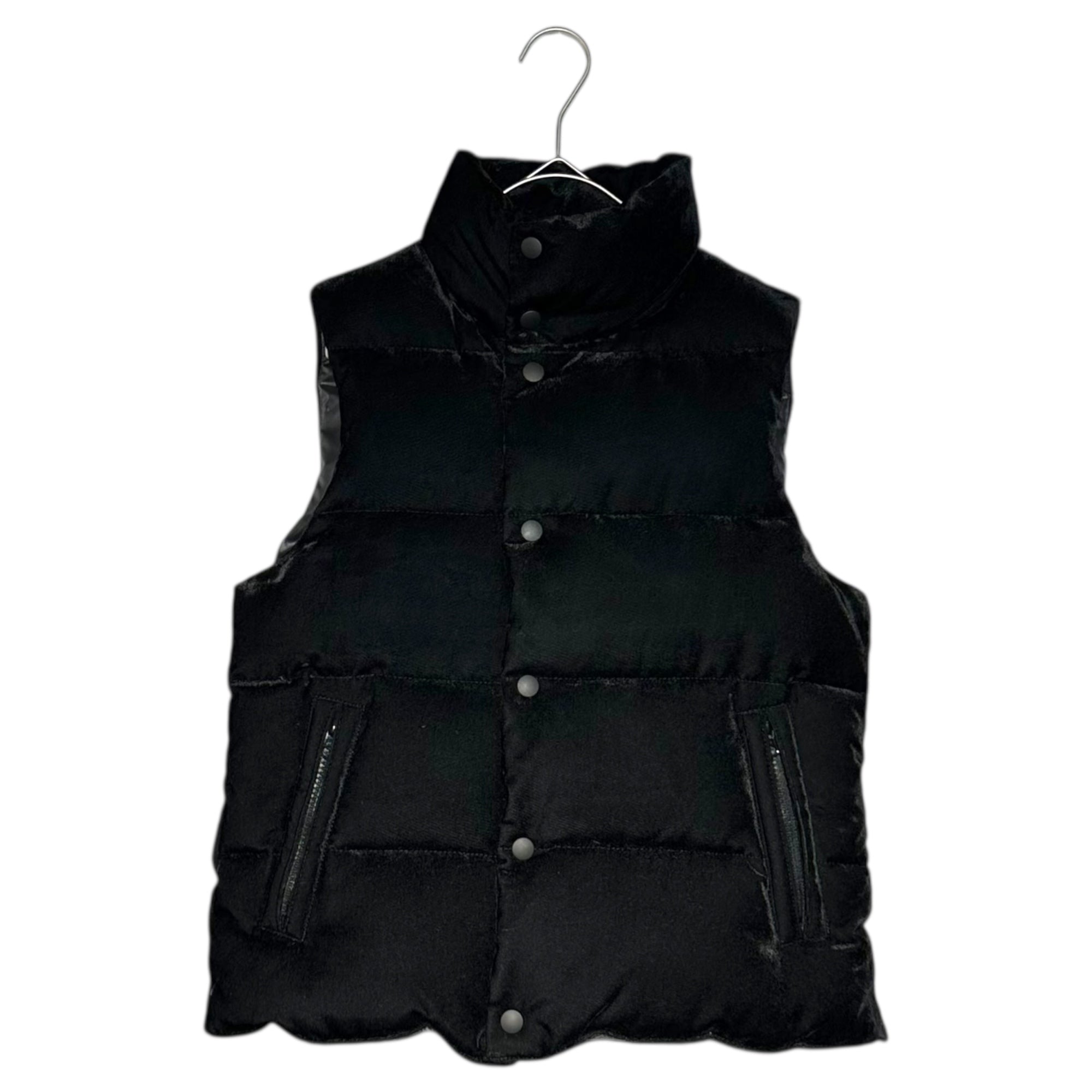 COMME des GARCONS JUNYA WATANABE(コムデギャルソンジュンヤワタナベ) 12AW Velour Down Vest ベロア ダウン ベスト JJ-V303 S ブラック AD2012