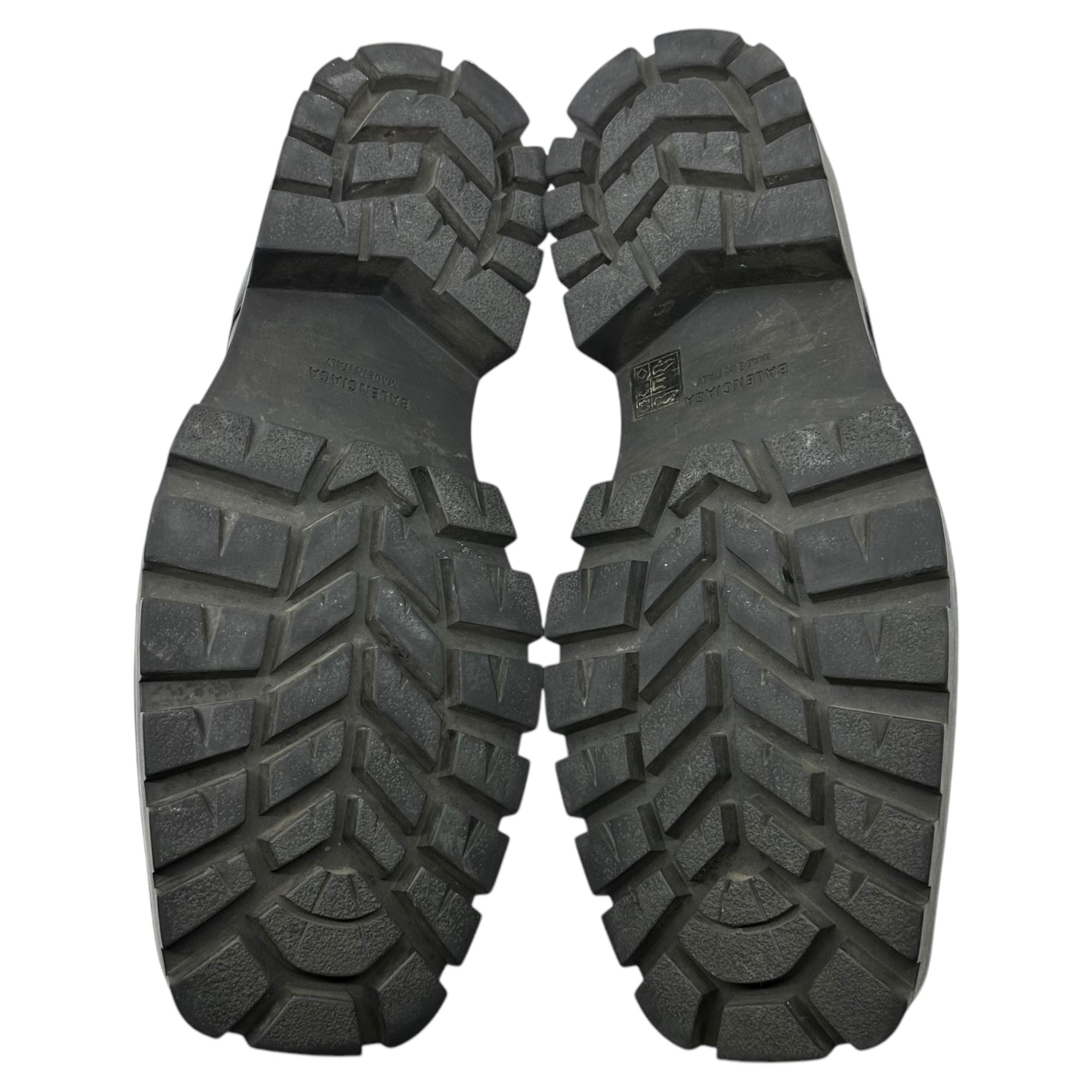 BALENCIAGA(バレンシアガ) Rhino リノ ダービー シューズ 656977 44(29cm) ブラック 箱付 レザー レースアップ 厚底