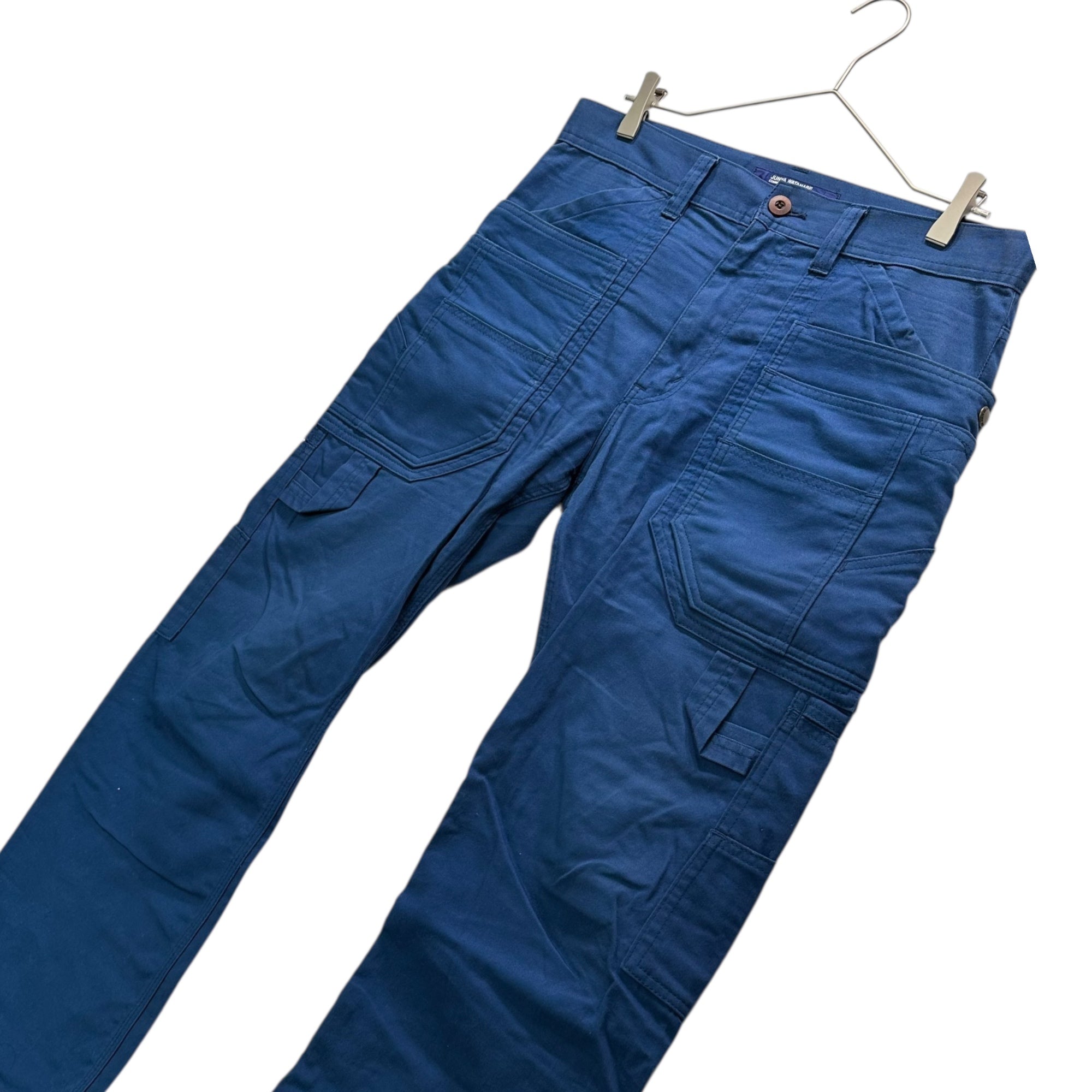 COMME des GARCONS JUNYA WATANABE MAN(コムデギャルソンジュンヤワタナベマン) 12SS Multi-Function Pocket Straight Work Pants 多機能 ポケット ストレート ワーク パンツ WI-P035 S ブルー AD2011