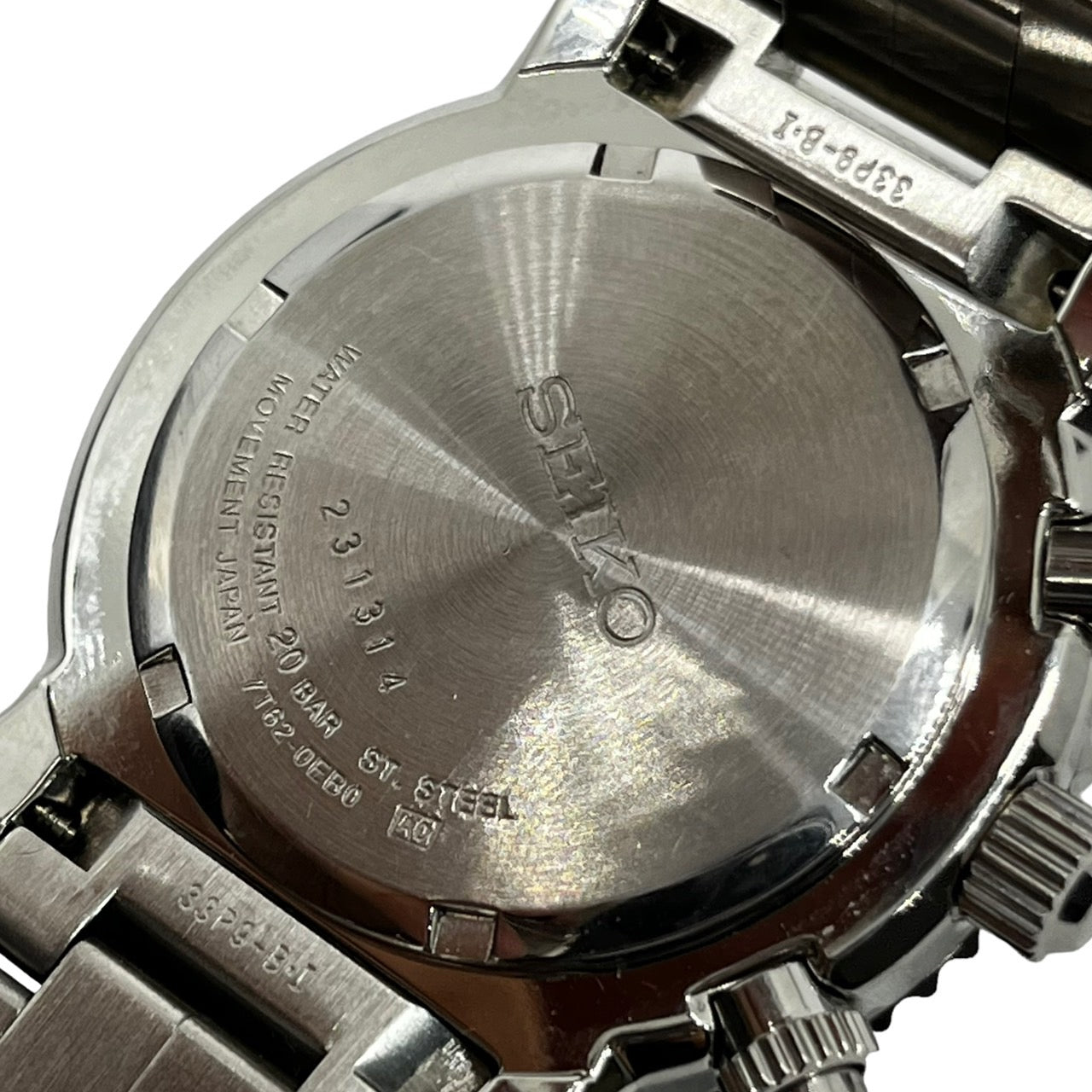 SEIKO(セイコー) インターナショナルコレクション/クロノグラフ/クォーツ/腕時計/ウォッチ 7T62-0EB0 文字盤:ブラック SCJC019