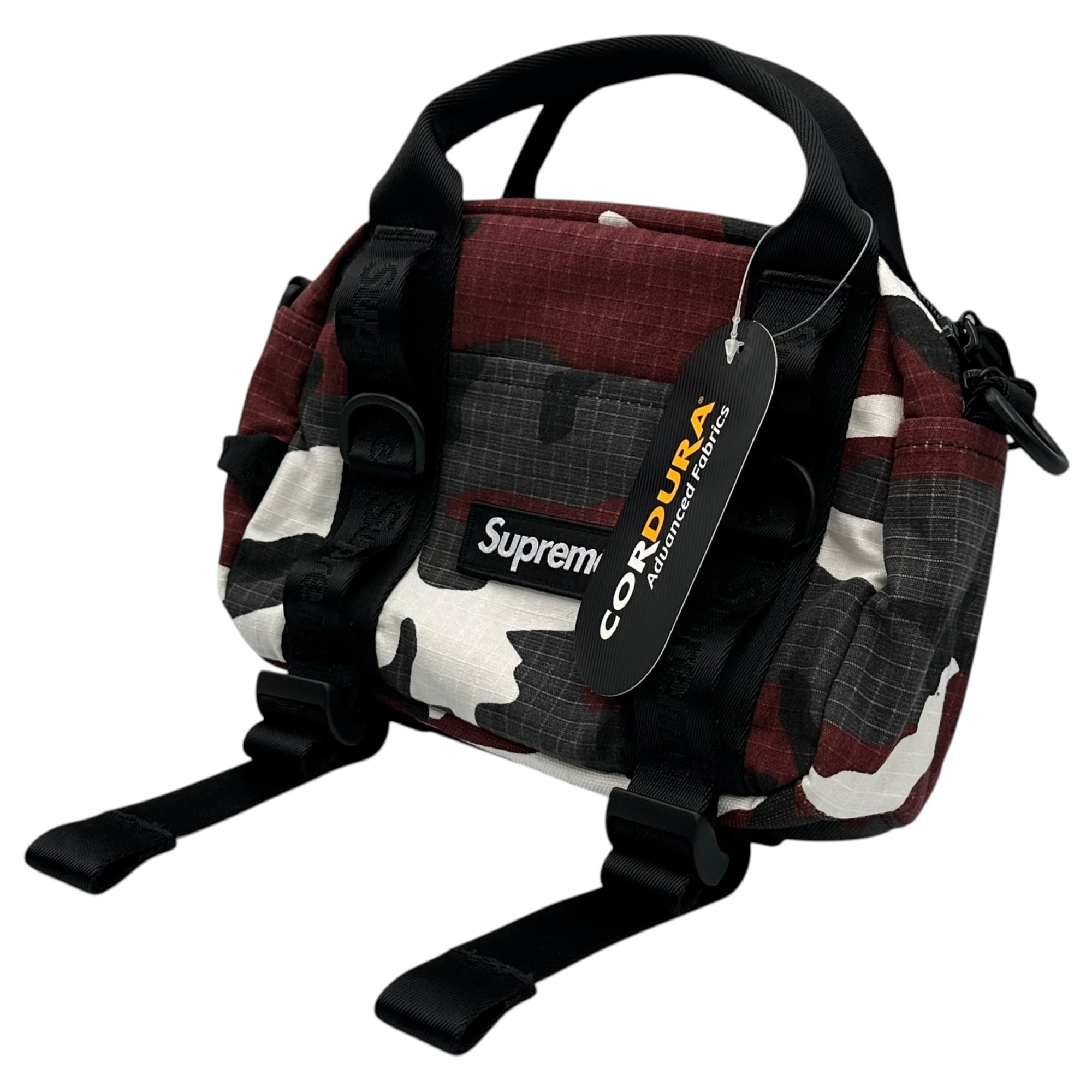SUPREME(シュプリーム) 26SS Mini Duffle Bag Red Camo ミニ ダッフル バッグ レッド カモ レッド×ホワイト×ブラック