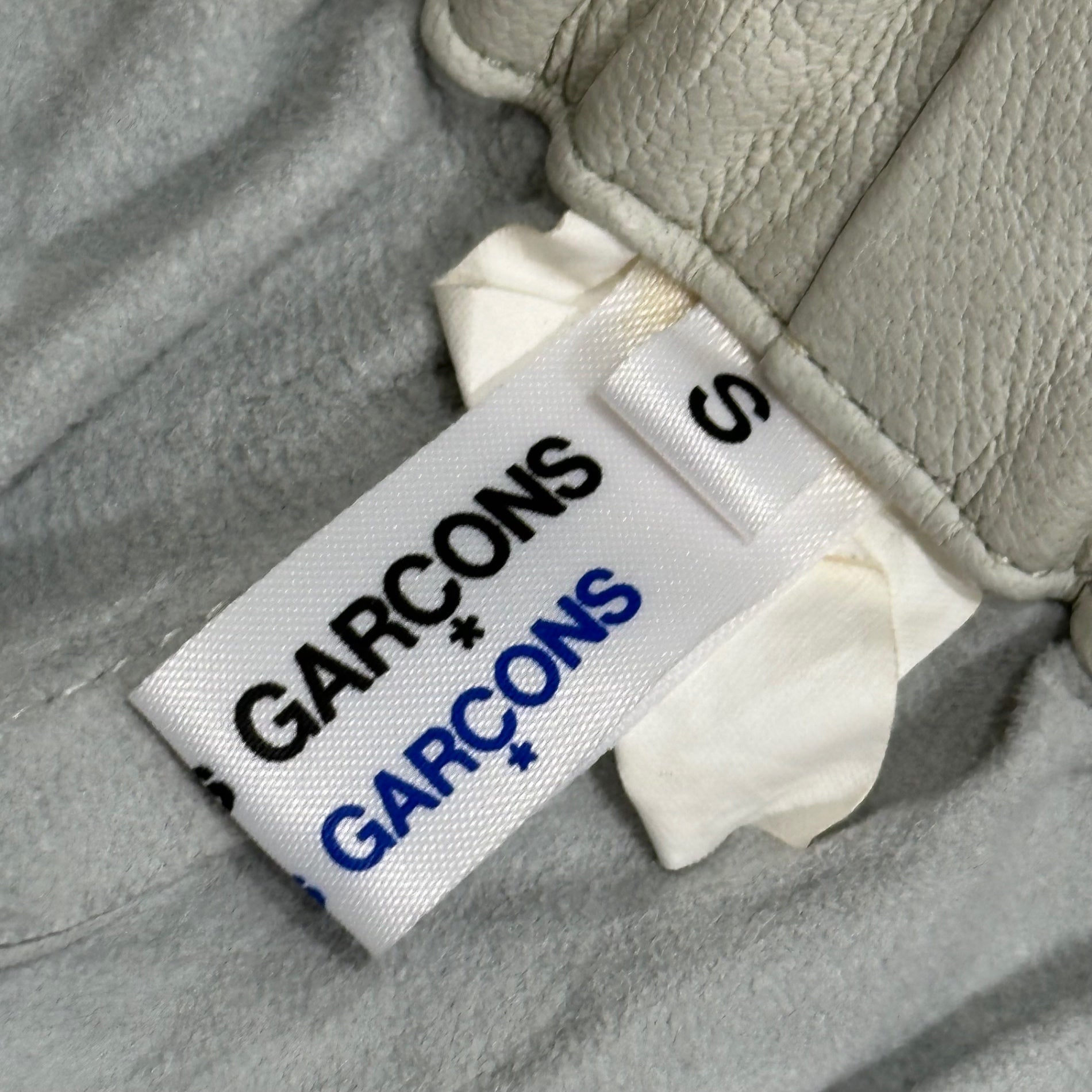COMME des GARCONS COMME des GARCONS(コムデギャルソンコムデギャルソン) Leather Penguin Sarouel Pants レザー ペンギン サルエル パンツ S8P001 S オフホワイト AD表記無