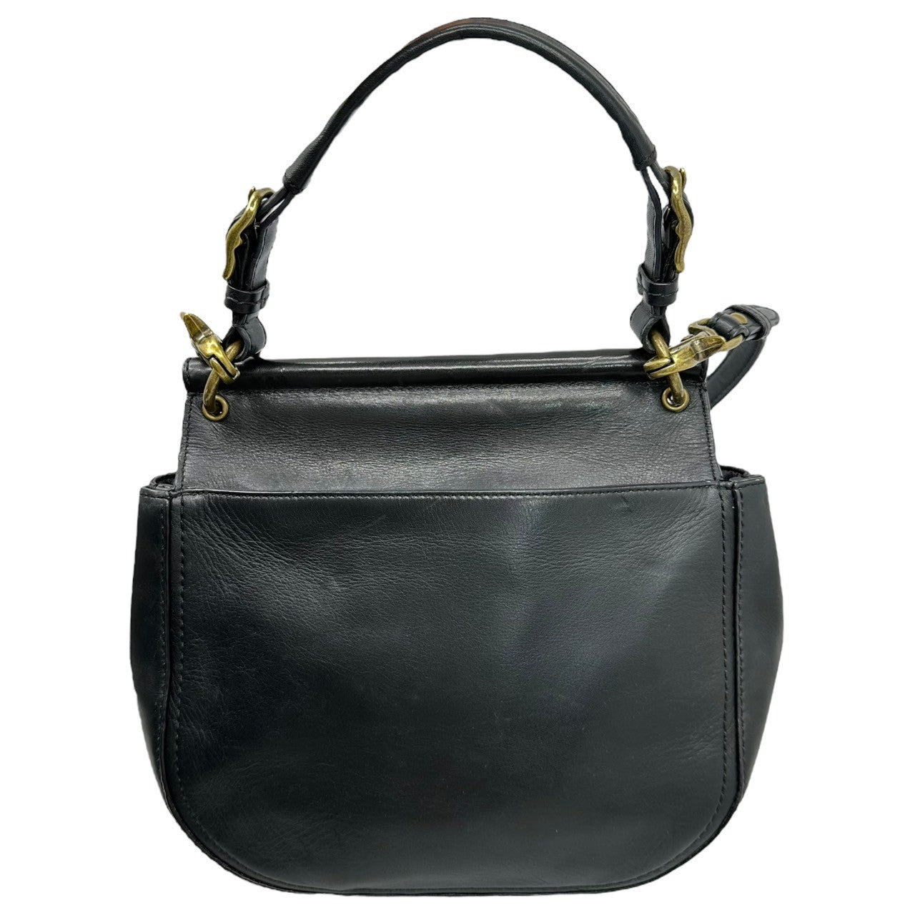 COACH(コーチ) New Willis Turnlock ニューウィリス ターンロック 2WAY ショルダー バッグ 19132 ブラック オールド OLD