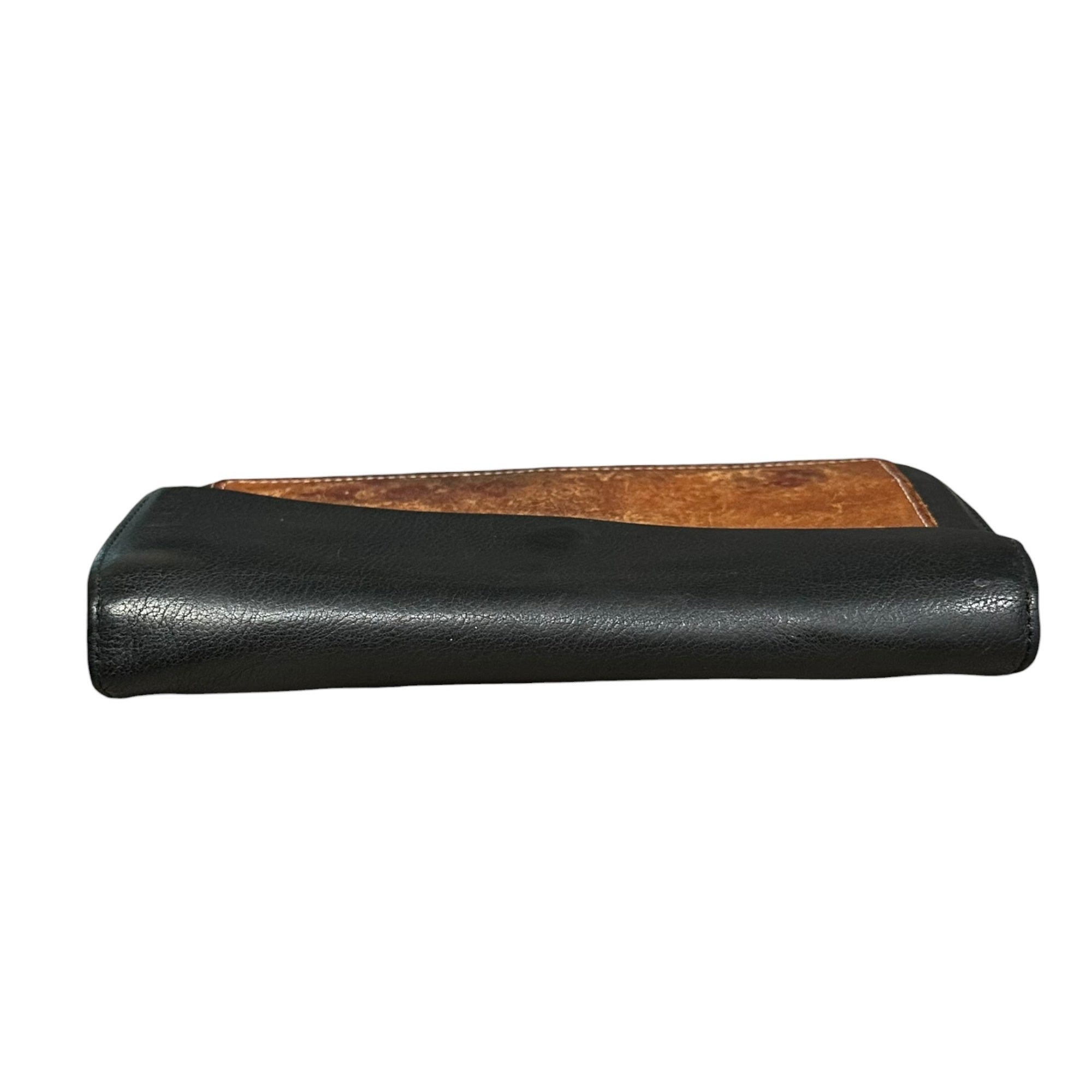 Maison Martin Margiela(メゾン マルタンマルジェラ) Two-Tone Long Wallet バイカラー ロング ウォレット ブラック×ブラウン 長財布