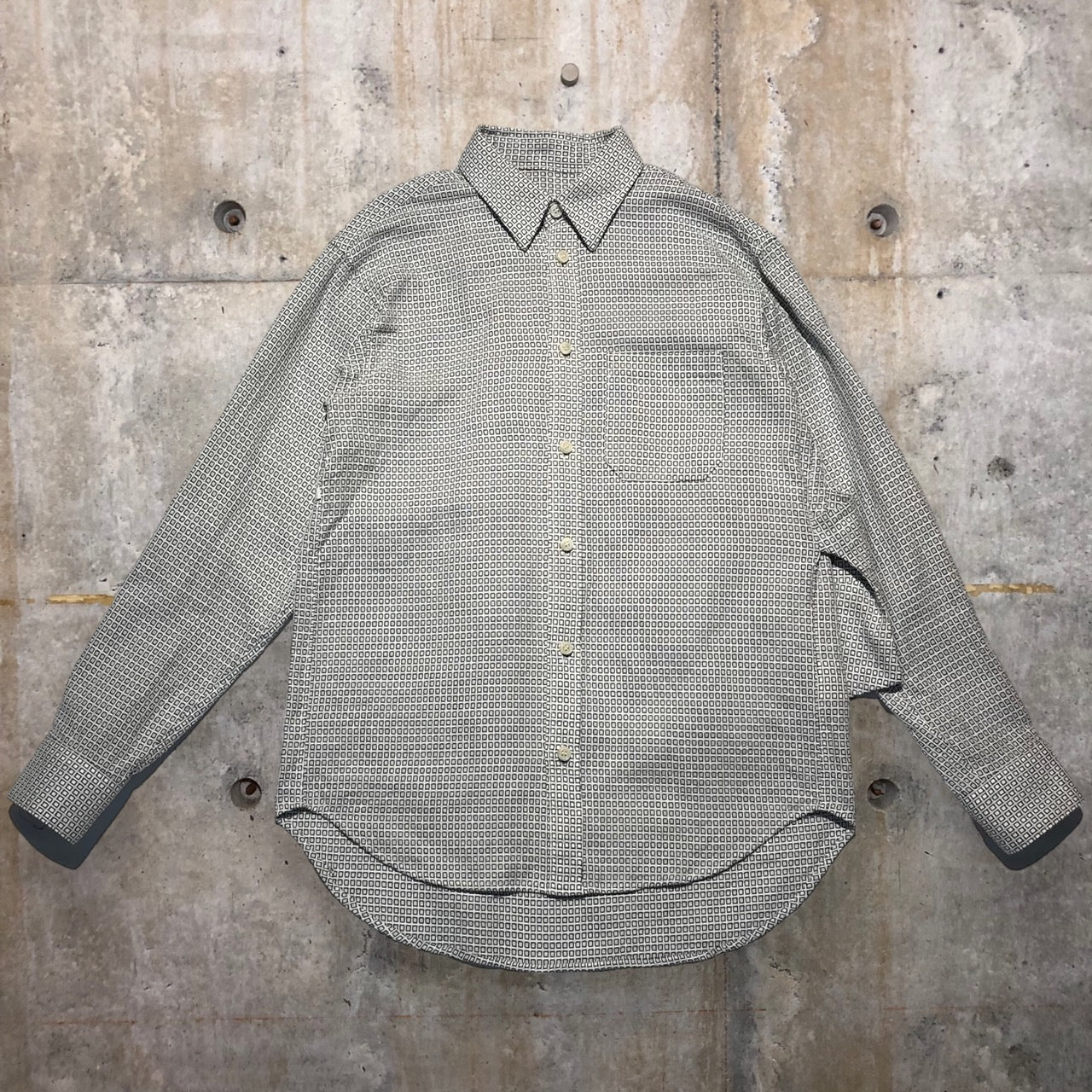 FACETASM(ファセッタズム) ASYMMETRIC GILET SHIRT 長袖 シャツ MORK-SH-W04 1(S) グレー