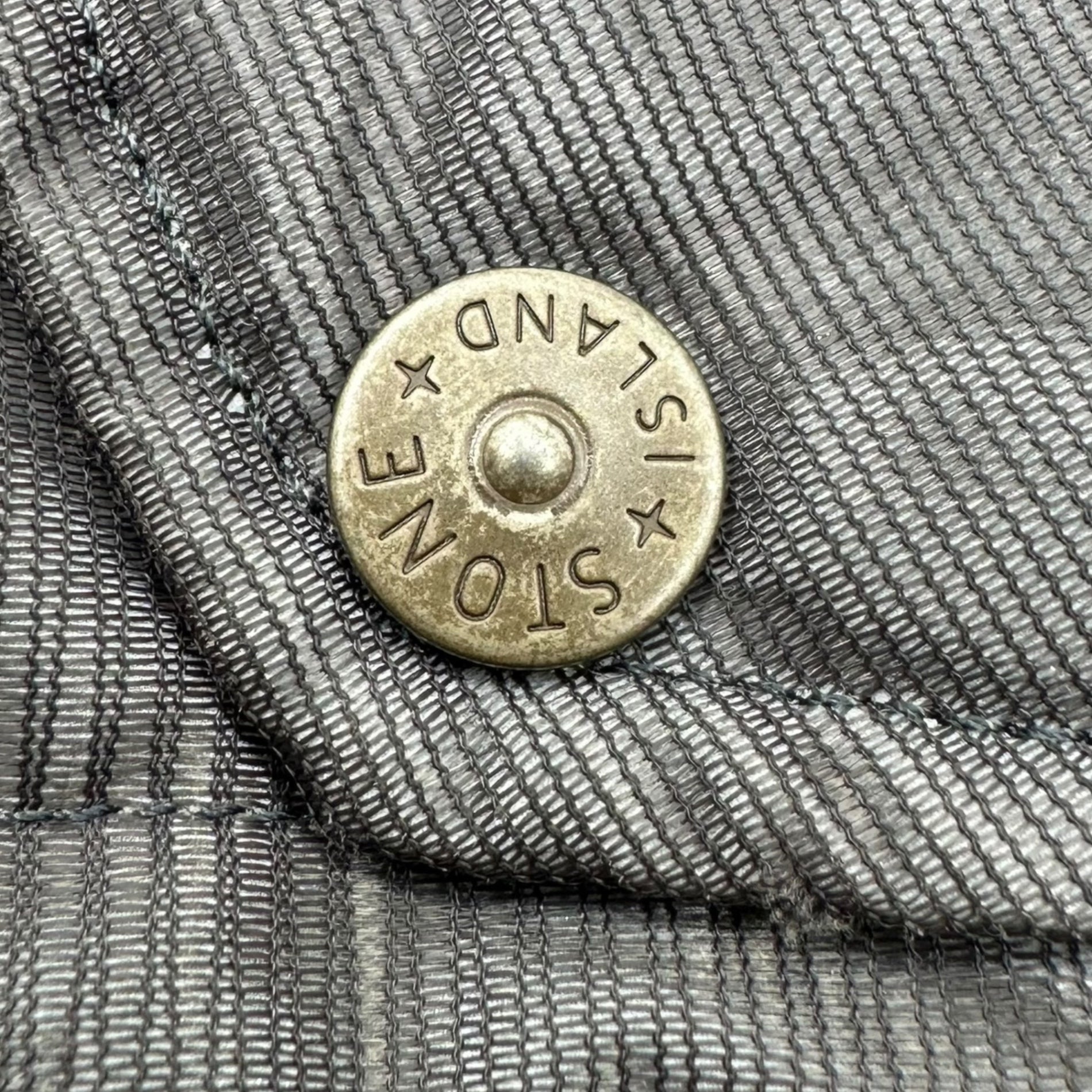 STONE ISLAND(ストーンアイランド) 07AW Ghost Patch Reflective Bomber Down Jacket ゴーストパッチ リフレクティブ ボンバー ダウン ジャケット リフレクター 47154B38/542 M グレー アーカイブ 稀少品 GOOSEDOWN/グースダウン