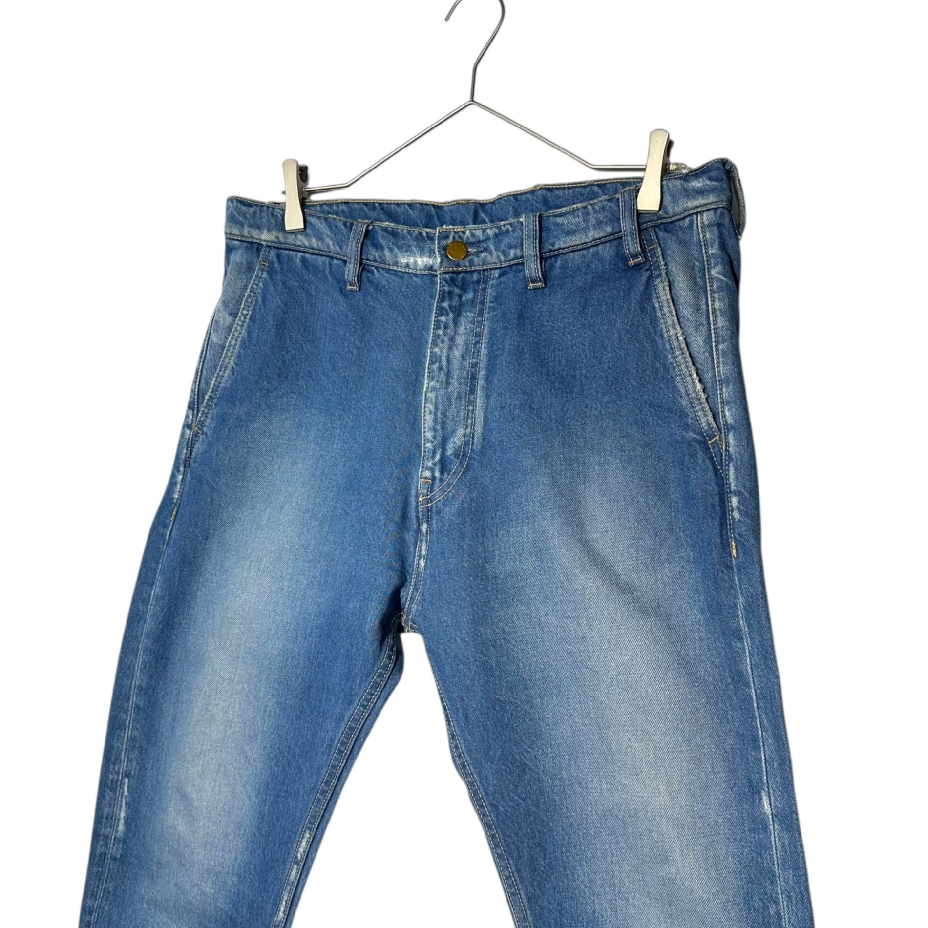 JIL SANDER(ジルサンダー) LONG CROTCH PANTS ロング クロッチ デニム パンツ JSMH550010 MH897031 M ライトインディゴ