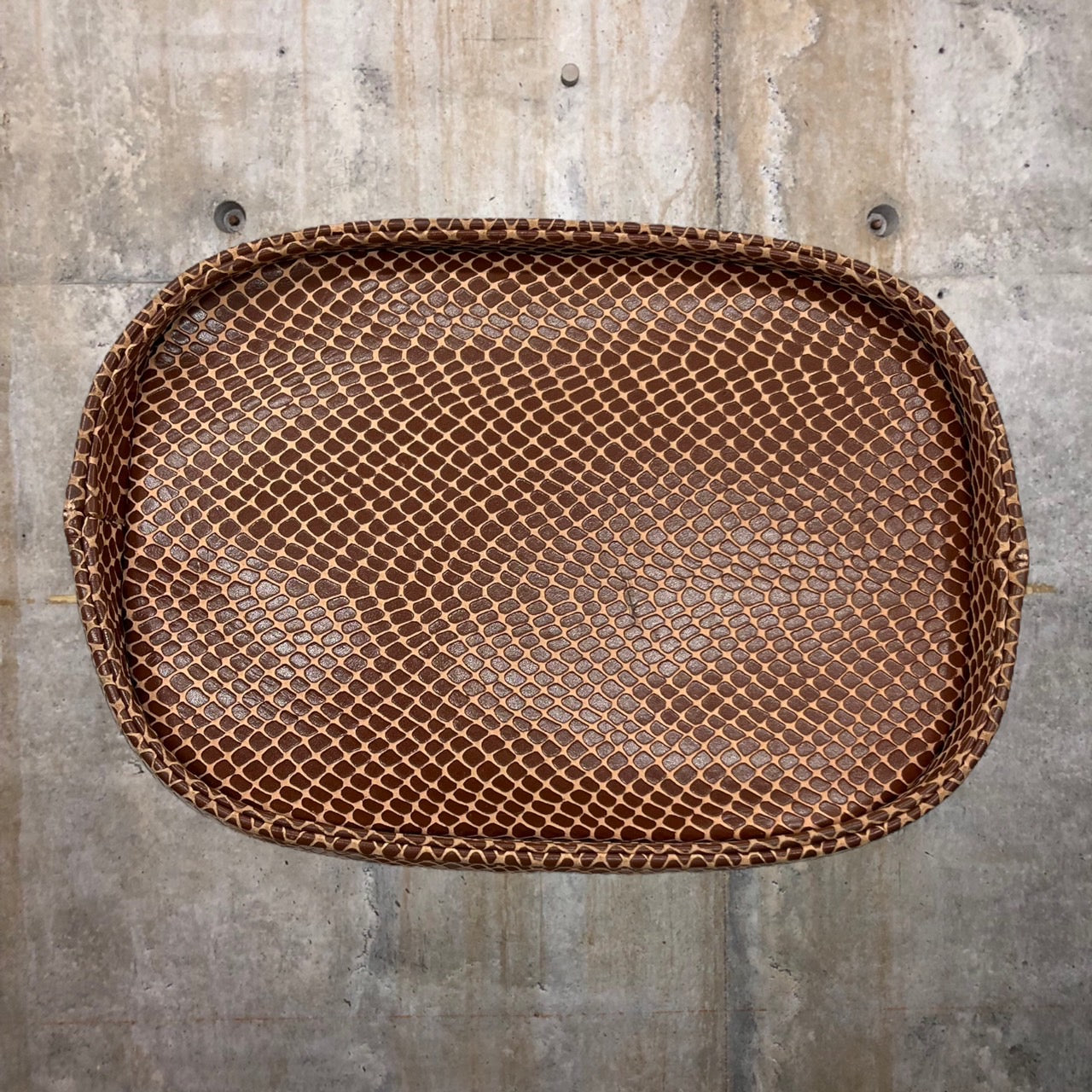 Vivienne Westwood(ヴィヴィアンウエストウッド) バニティ/オーブロックバケツレザーバッグ ブラウン