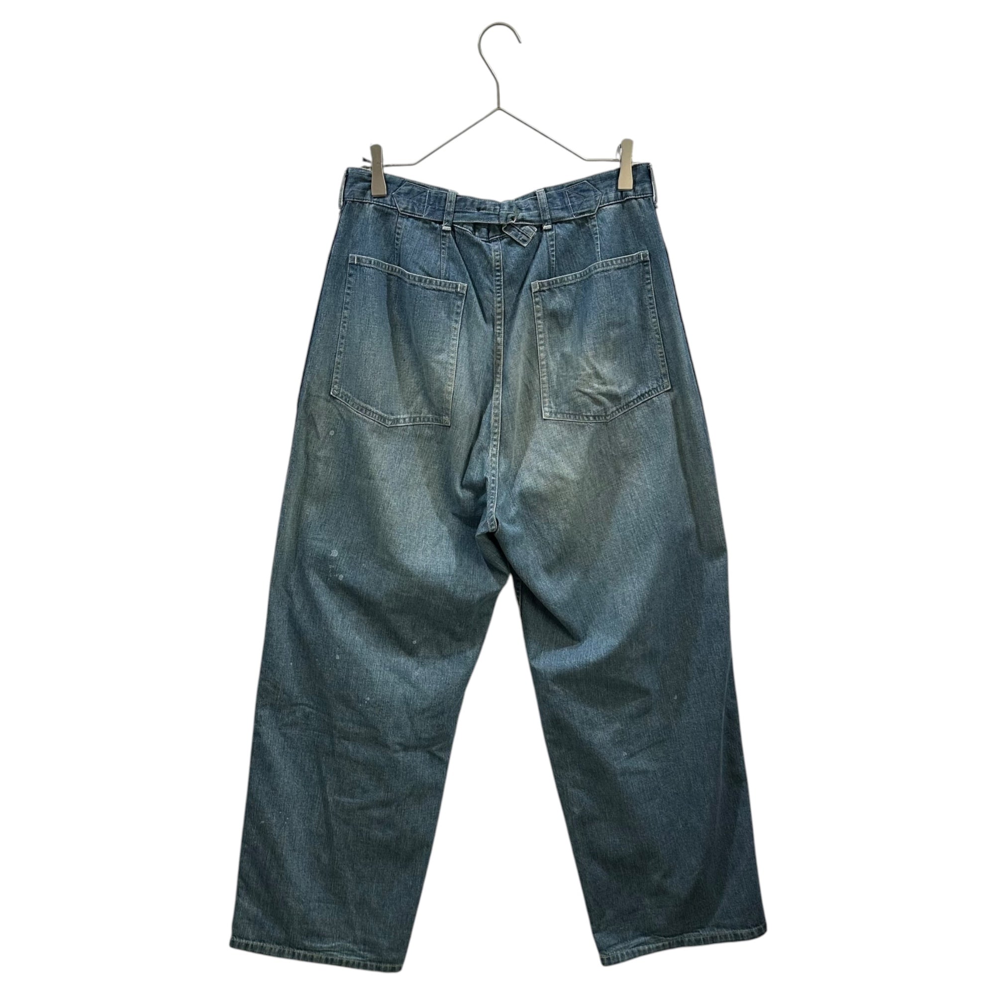 MAATEE & SONS(マーティーアンドサンズ) MILITARY DENIM VWASH PANTS ミリタリー デニム パンツ MT4103-0212B インデイゴ