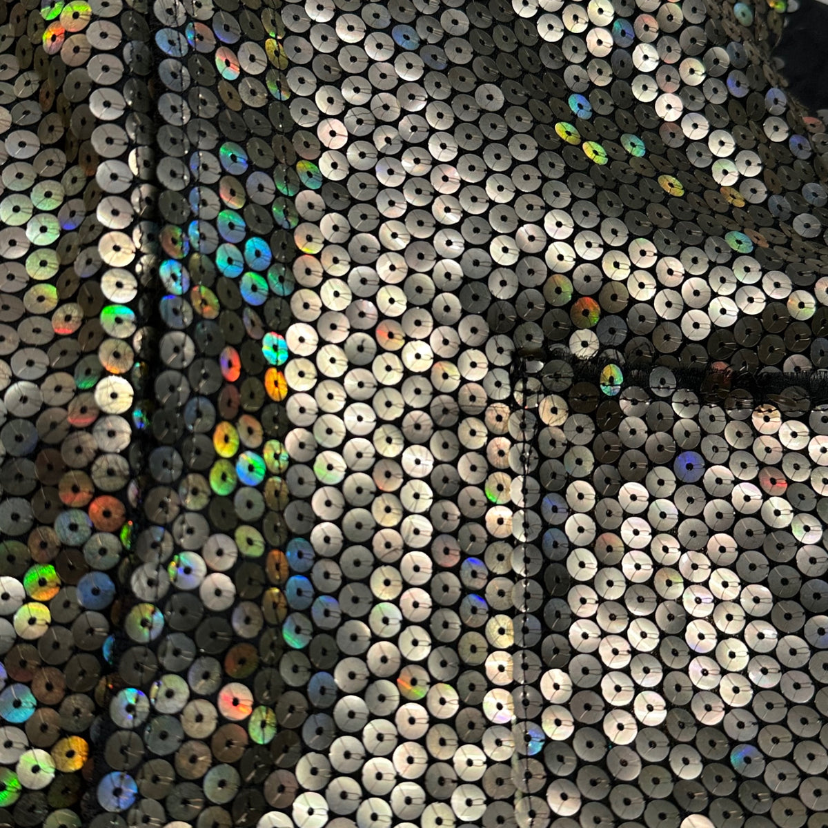 COMME des GARCONS(コムデギャルソン) 2007AW Front-Embellished Sequin L/S Blouse フロント スパンコール 装飾 長袖 ブラウス GT-B024 S ブラック×ゴールド AD2007 00s アーカイブ