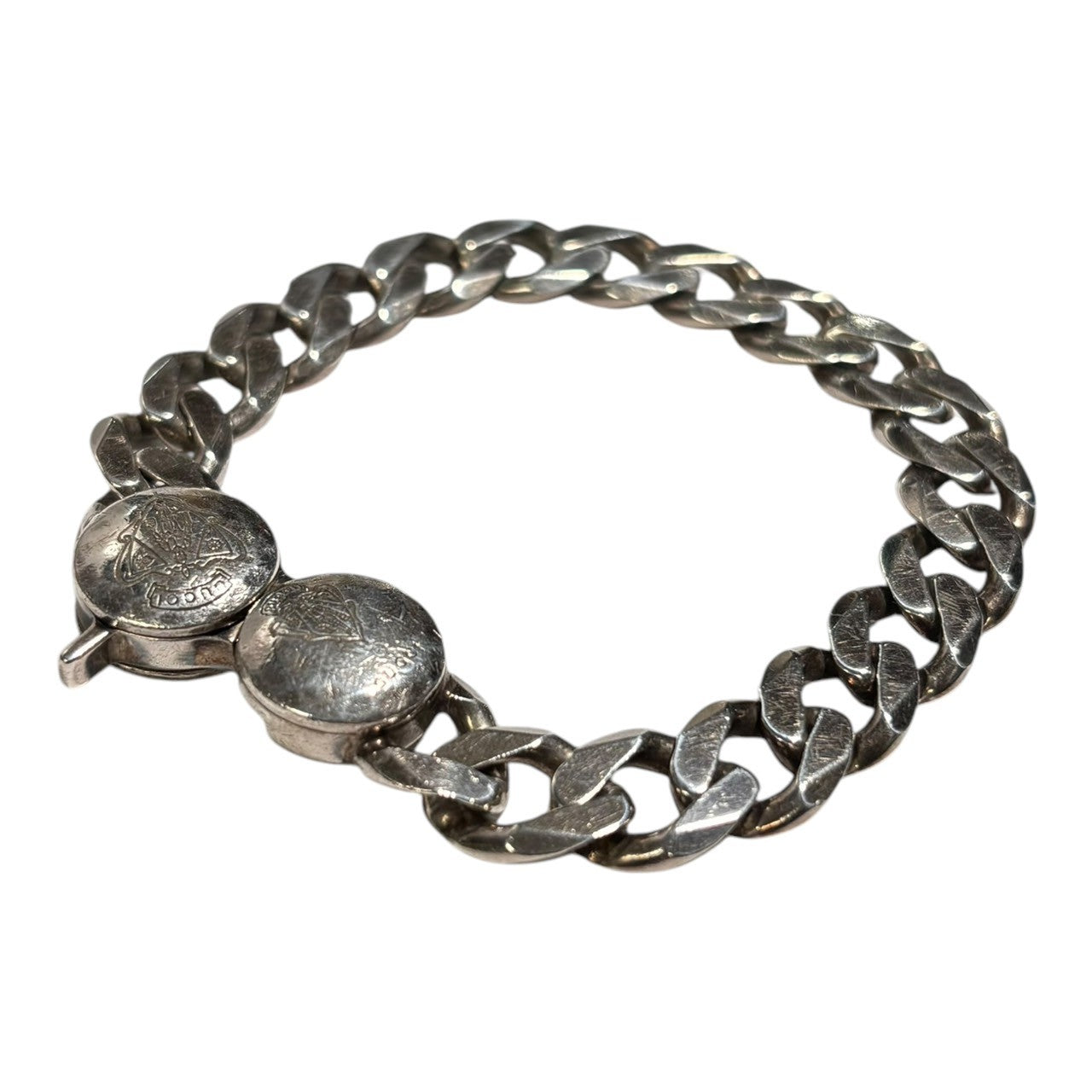 GUCCI(グッチ) 925 silver kihira chain bracelet ヴィンテージ 喜平 チェーン ブレスレット シルバー