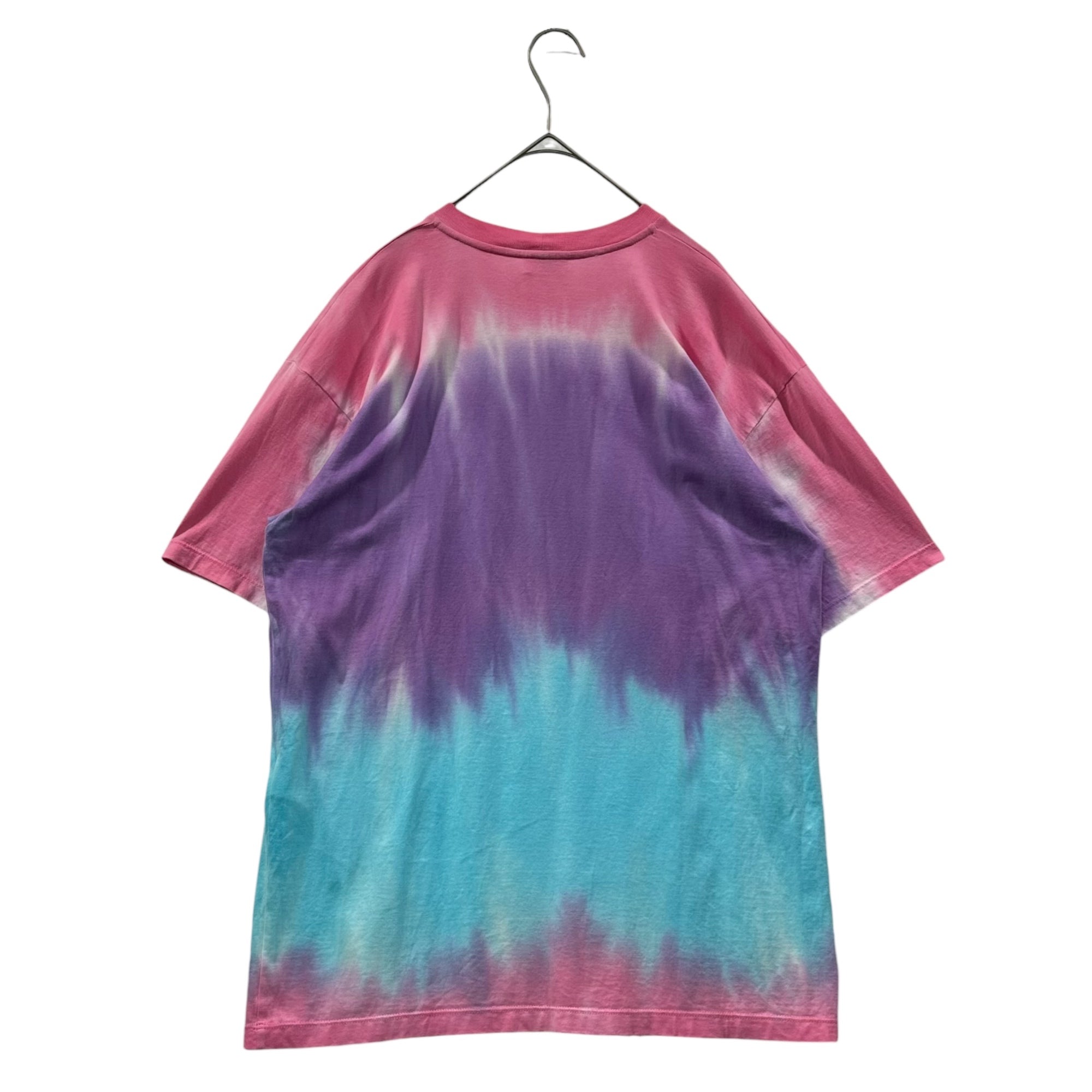 CELINE(セリーヌ) 21SS Studs Logo Print Tie-Dye Loose T-Shirt スタッズ ロゴ プリント タイダイ ルーズ Tシャツ 2X687956M S ピンク×パープル×ブルー エディスリマン Hedi Slimane TEEN KNIGHT POEM