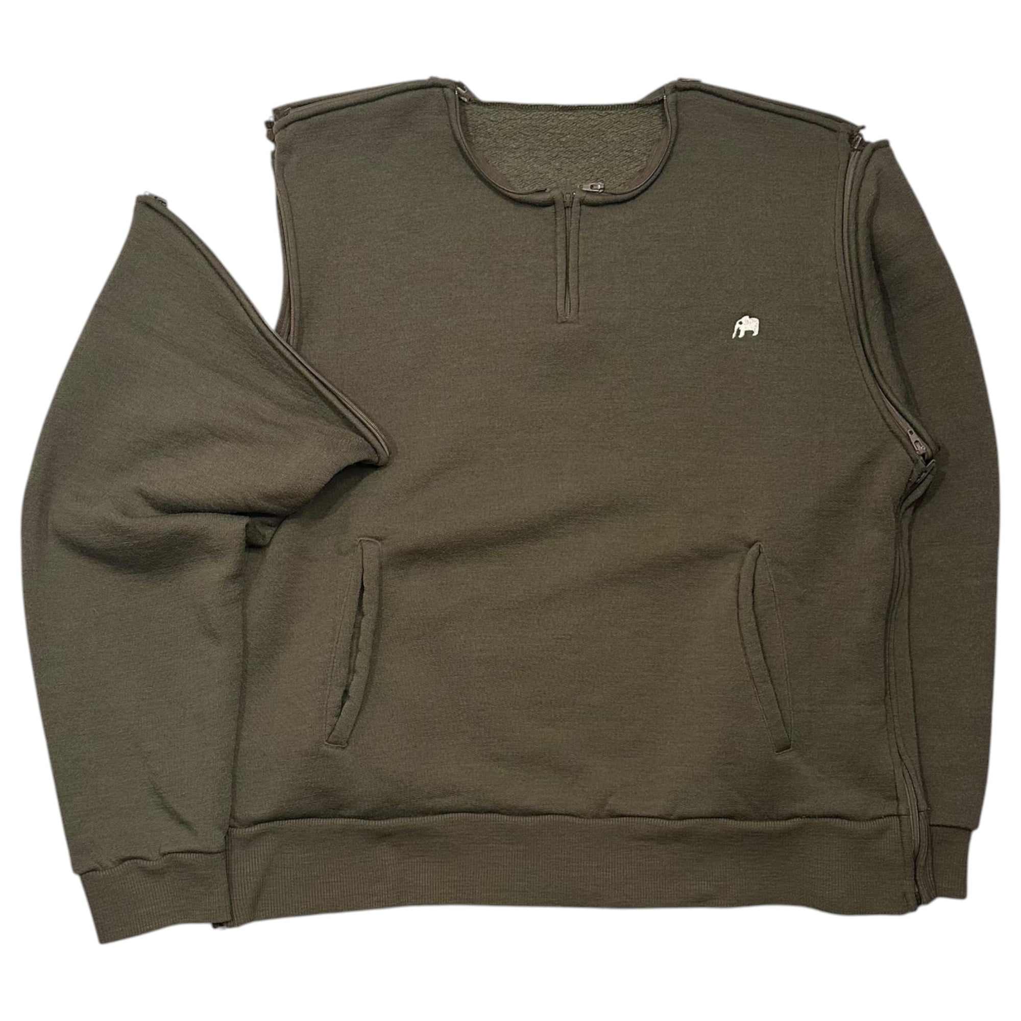 UNDERCOVER(アンダーカバー) 1999AW Small Parts Sweatshirt スモール パーツ スウェット M カーキ 90's アーカイブ