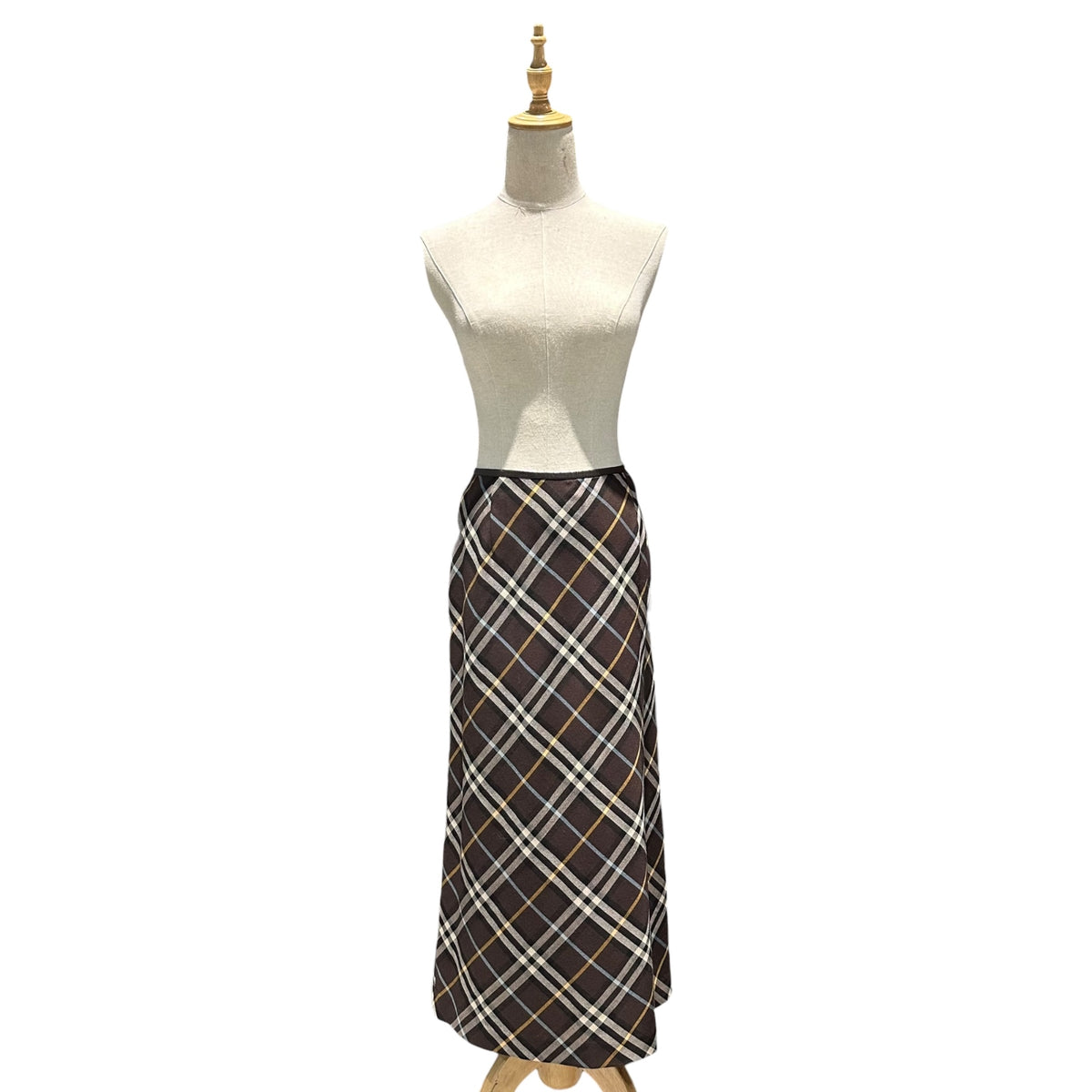 BURBERRY LONDON(バーバリーロンドン) Tartan Maxi Skirt タータン 