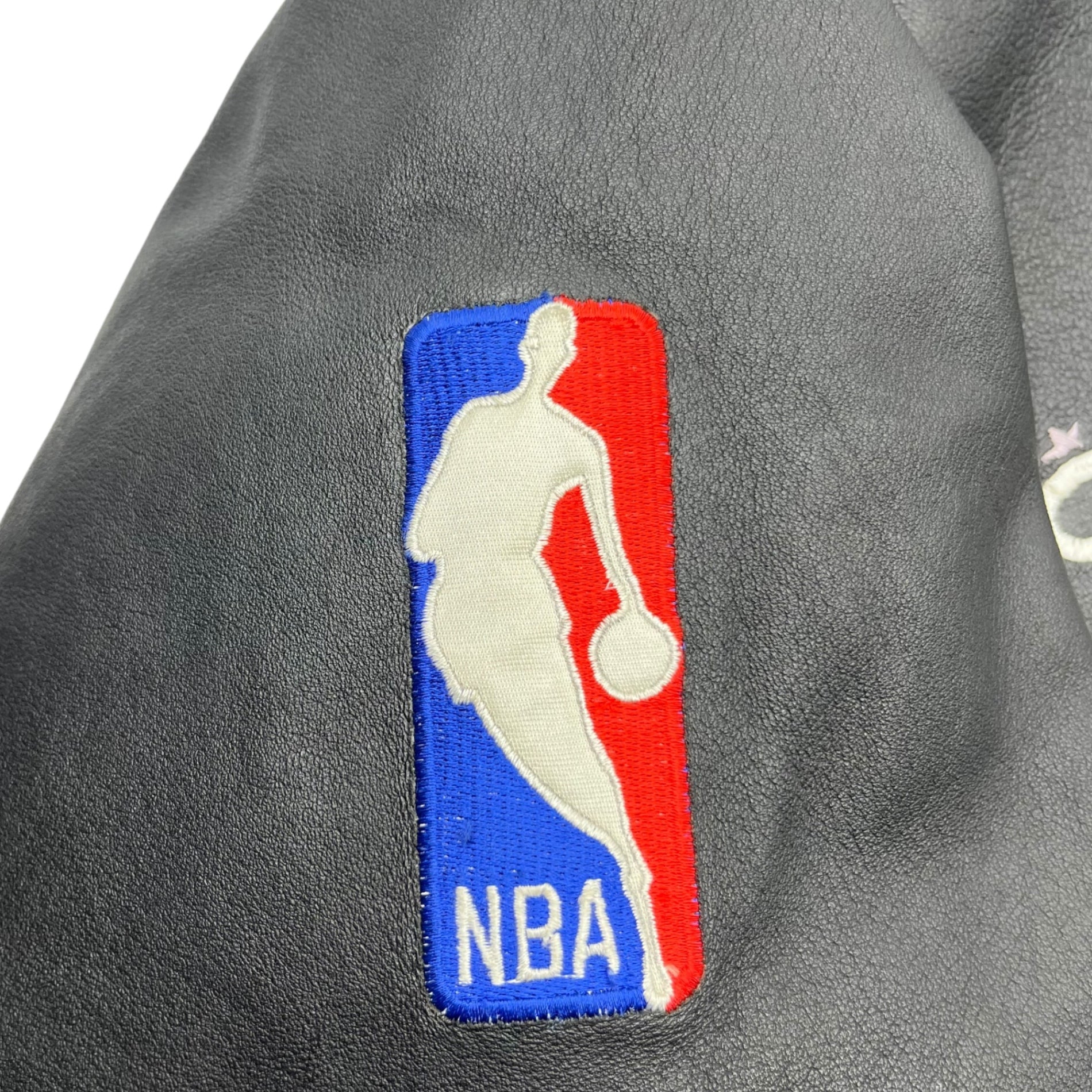 PRO PLAYER(プロプレイヤー) 90's NBA Orland Magic オーランドマジック レザー スタジャン 90年代 M ブラック×ブルー