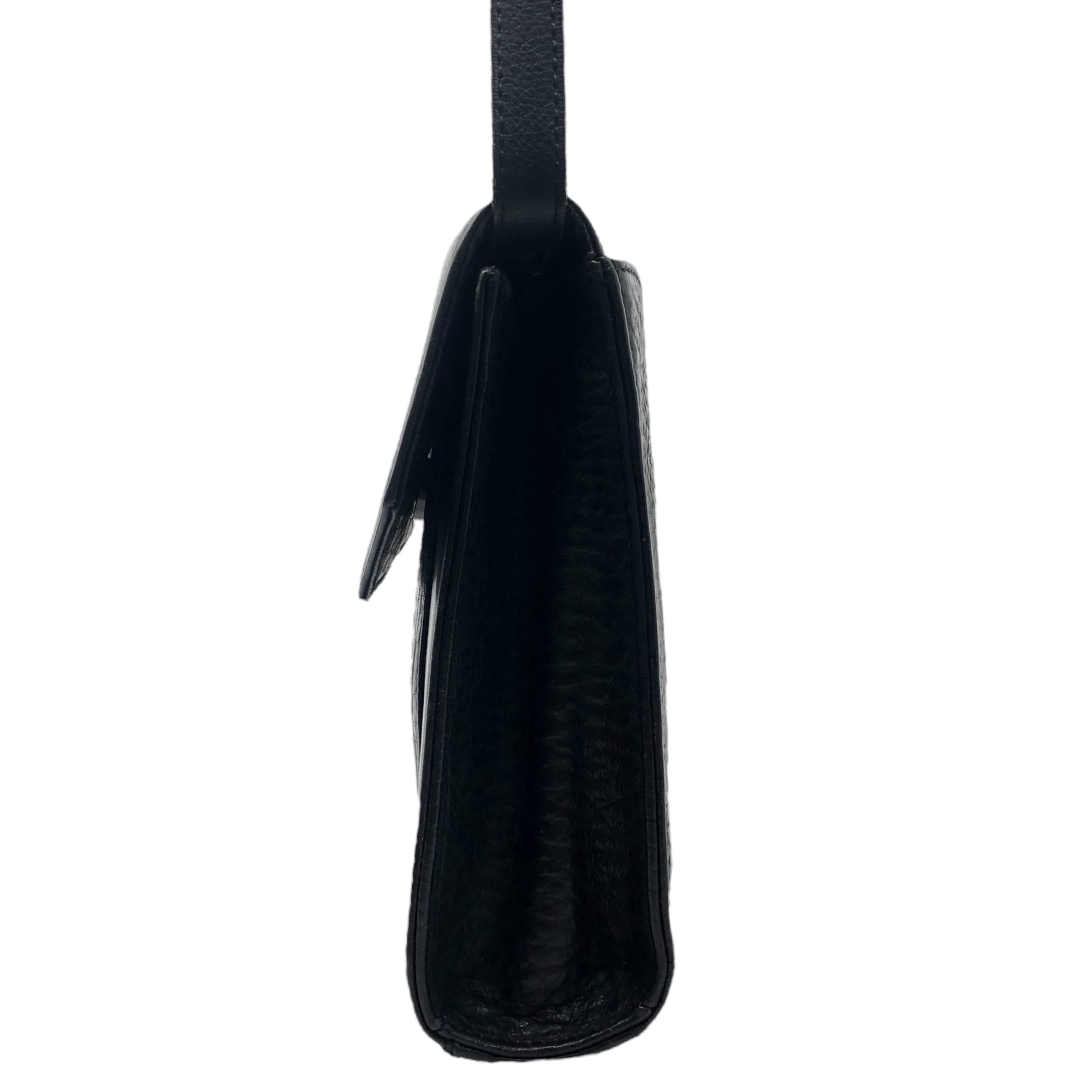 Burberrys(バーバリーズ) 90's horse logo leather shoulder bag ホースロゴ レザー ショルダー バッグ ヴィンテージ ブラック