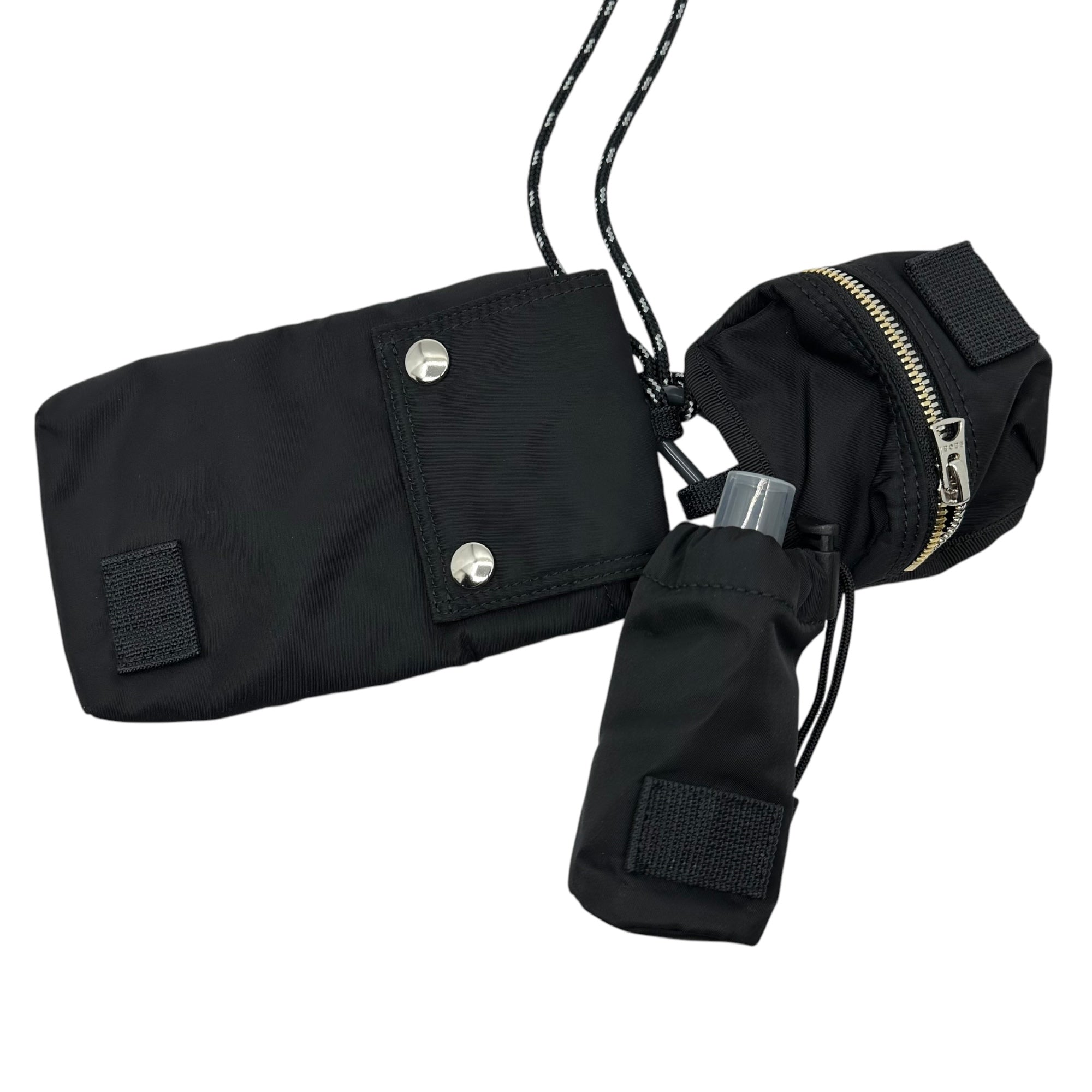 sacai×PORTER(サカイ×ポーター) Multi Pocket Holder マルチ ポケット ショルダー バッグ SCU-008 ブラック アルコール スプレー