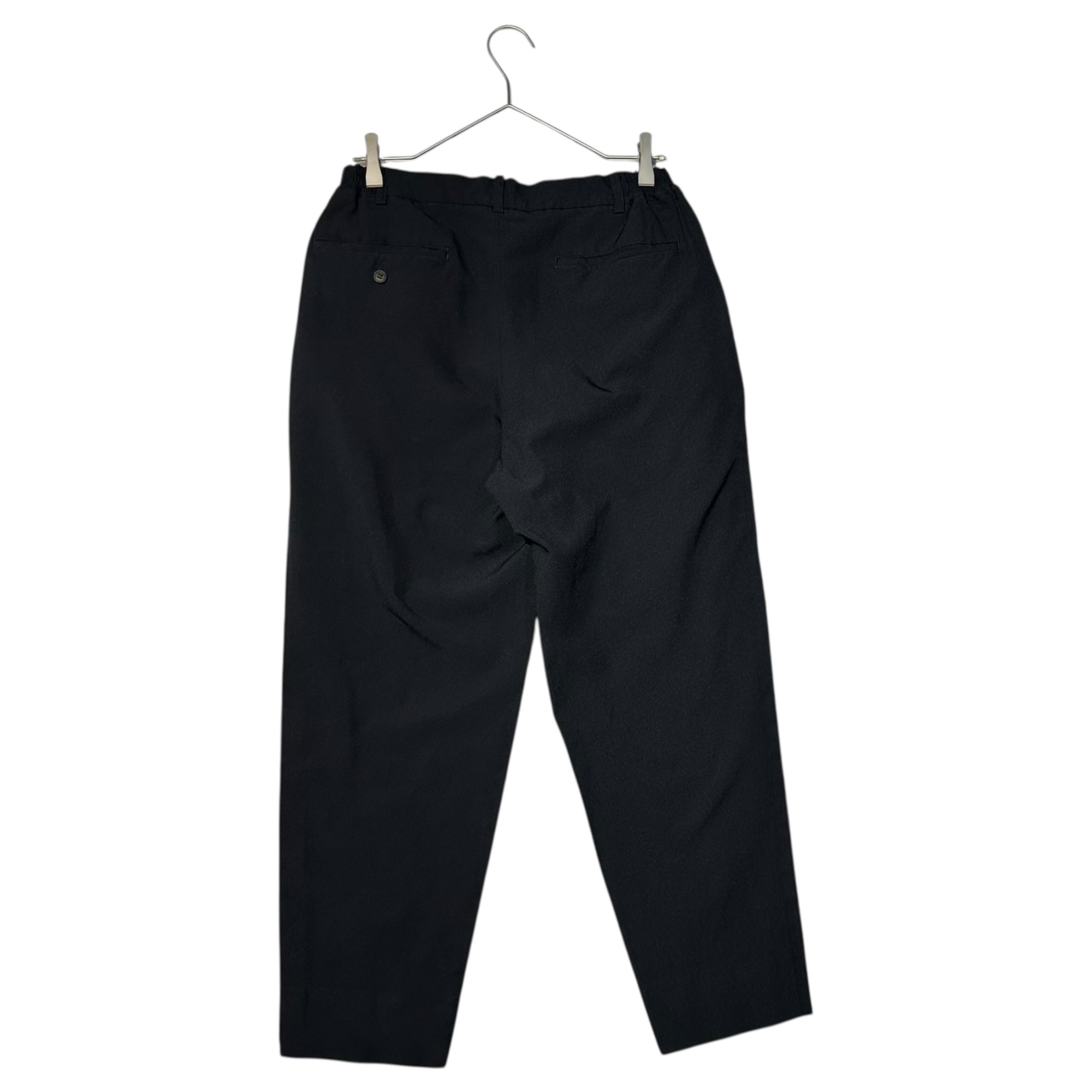 COMME des GARCONS HOMME DEUX(コムデギャルソンオムドゥ) 20SS Ester product dyed tapered pants エステル製品染め テーパード パンツ DE-P063 XS ネイビー AD2019 イージー スラックス