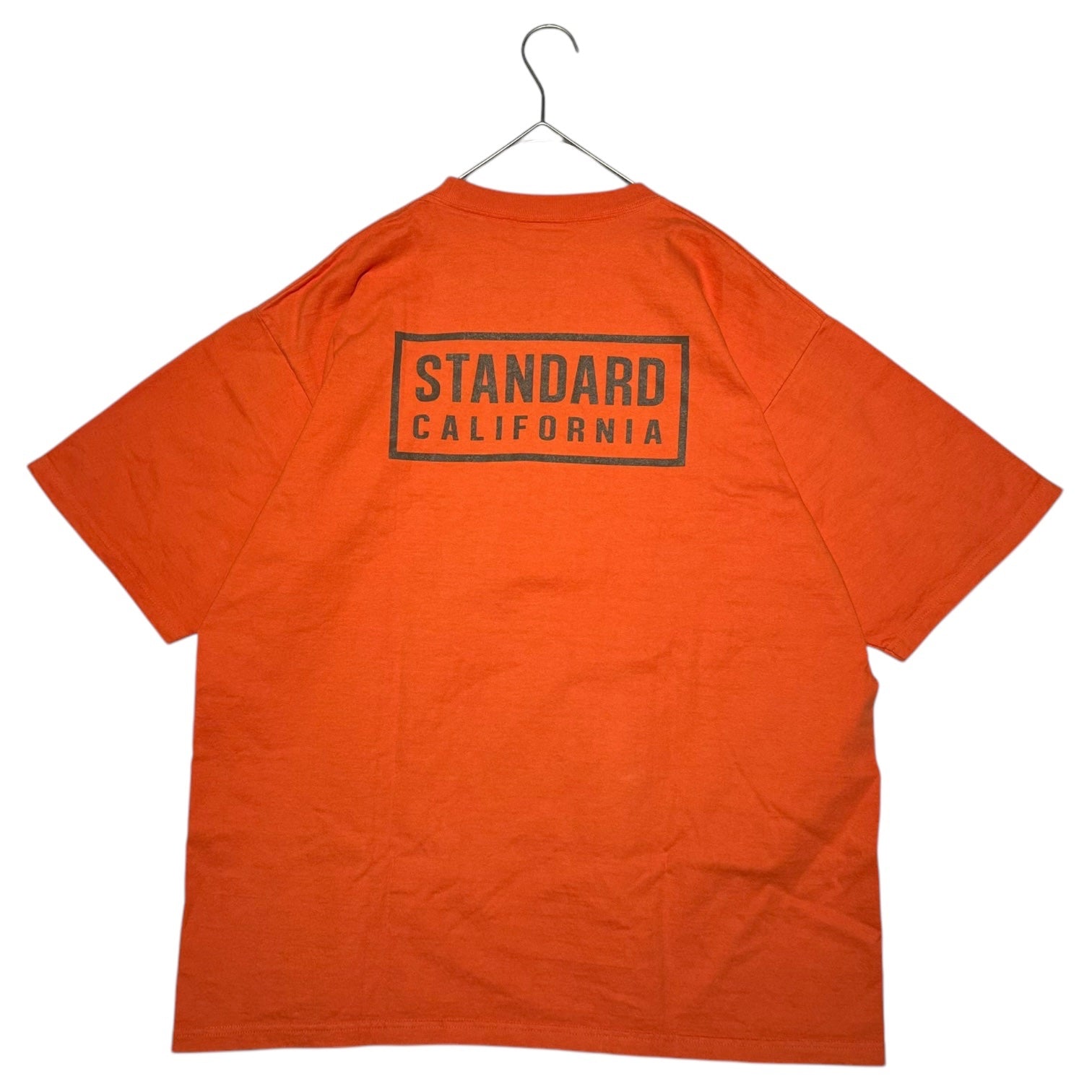 STANDARD CALIFORNIA(スタンダード カリフォルニア) SD HEAVYWEIGHT BOX LOGO T ヘヴィーウェイト ボックス ロゴ Tシャツ TSOSS090 XL オレンジ 著名人着用 完売品