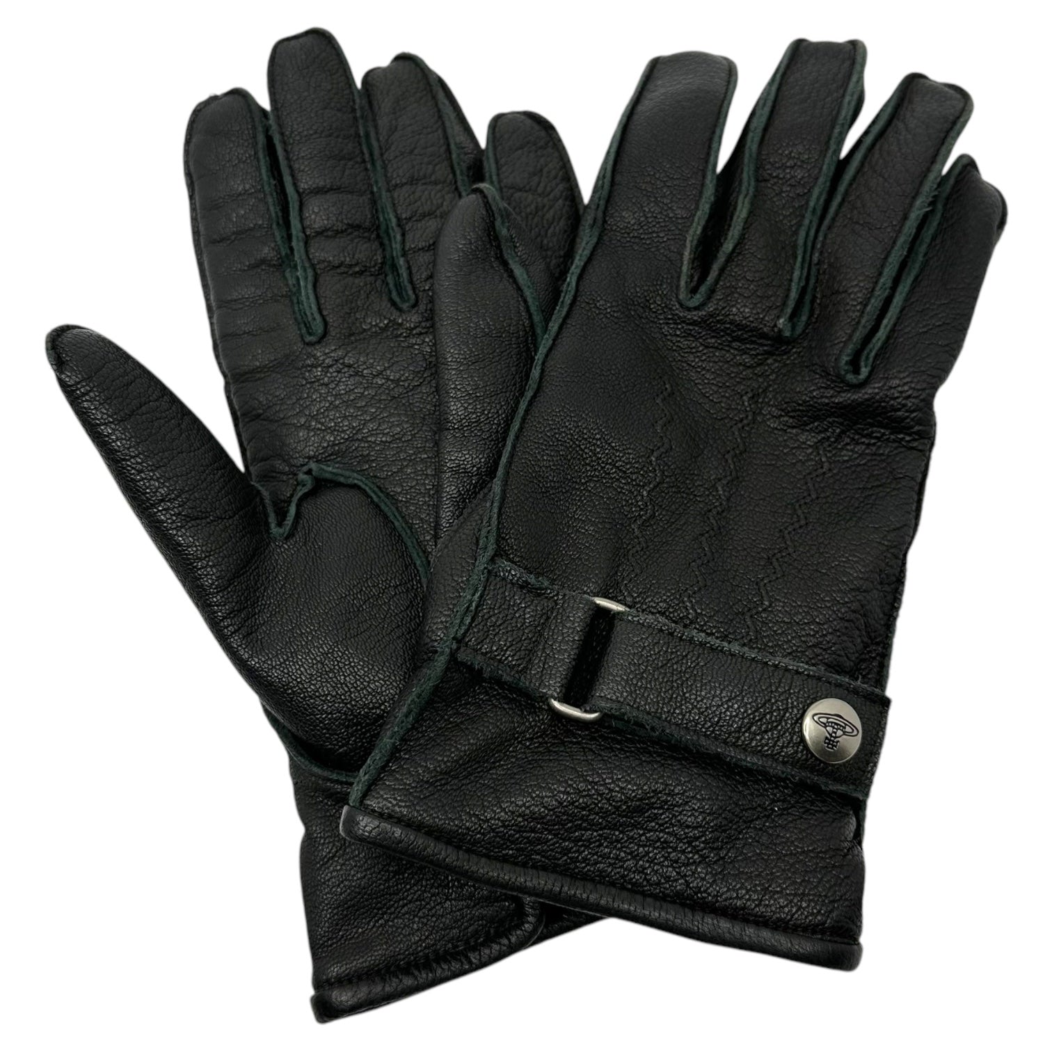 Vivienne Westwood(ヴィヴィアンウエストウッド) 00's Leather Glove レザー グローブ ブラック 手袋