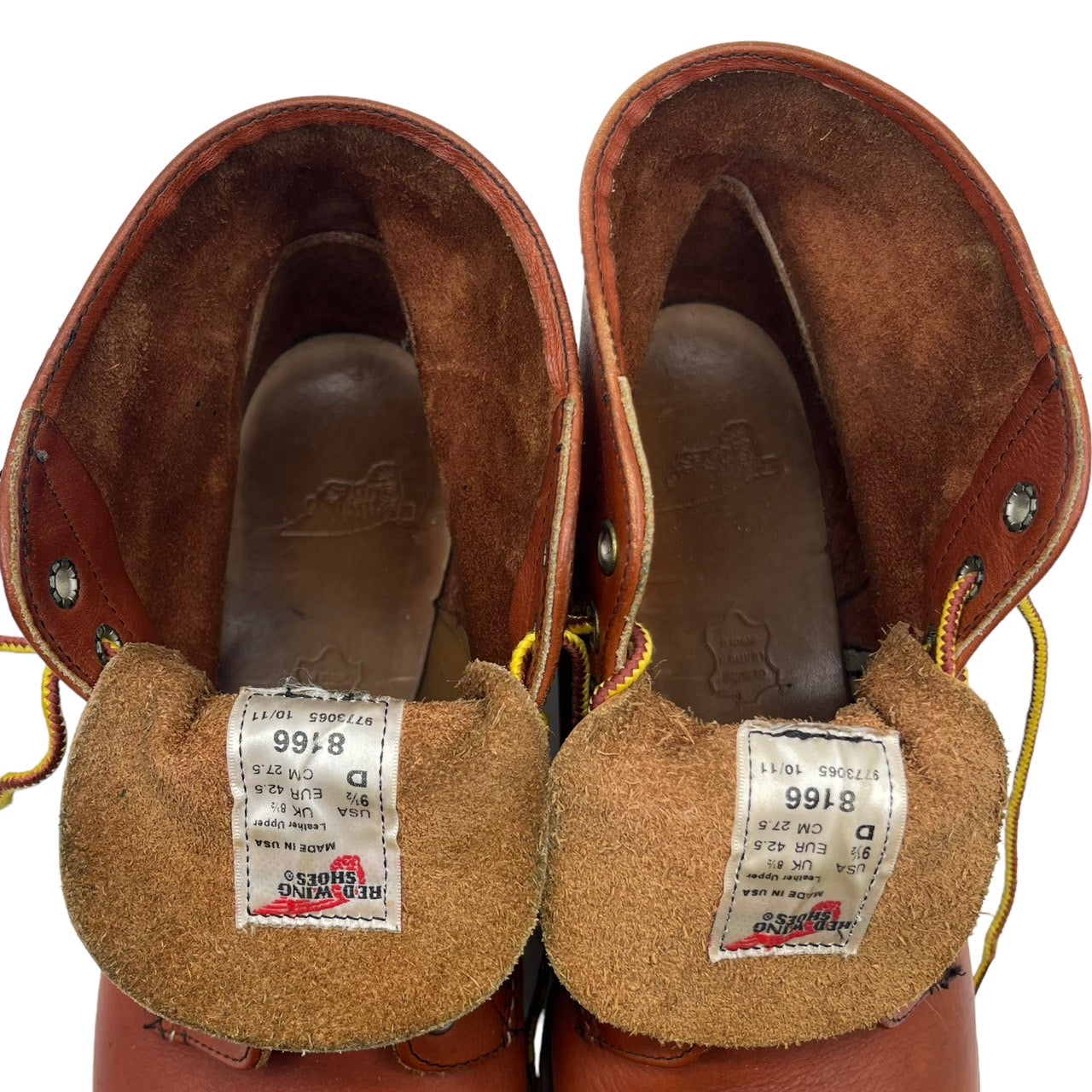 REDWING(レッドウィング) 6" CLASSIC ROUND/6インチ クラシックラウンド 8166 9 1/2D(27.5cm) ブラウン トラクショントレッド USA製