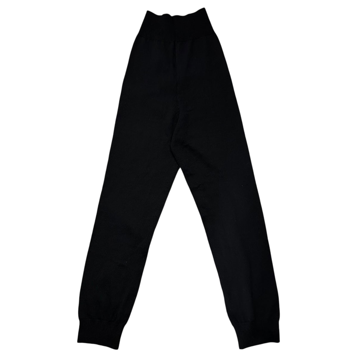COMME des GARCONS(コムデギャルソン) 2002AW Basic Ribbed Knit Pants ベーシック ニット リブ パンツ GG-N005 FREE ブラック AD2002