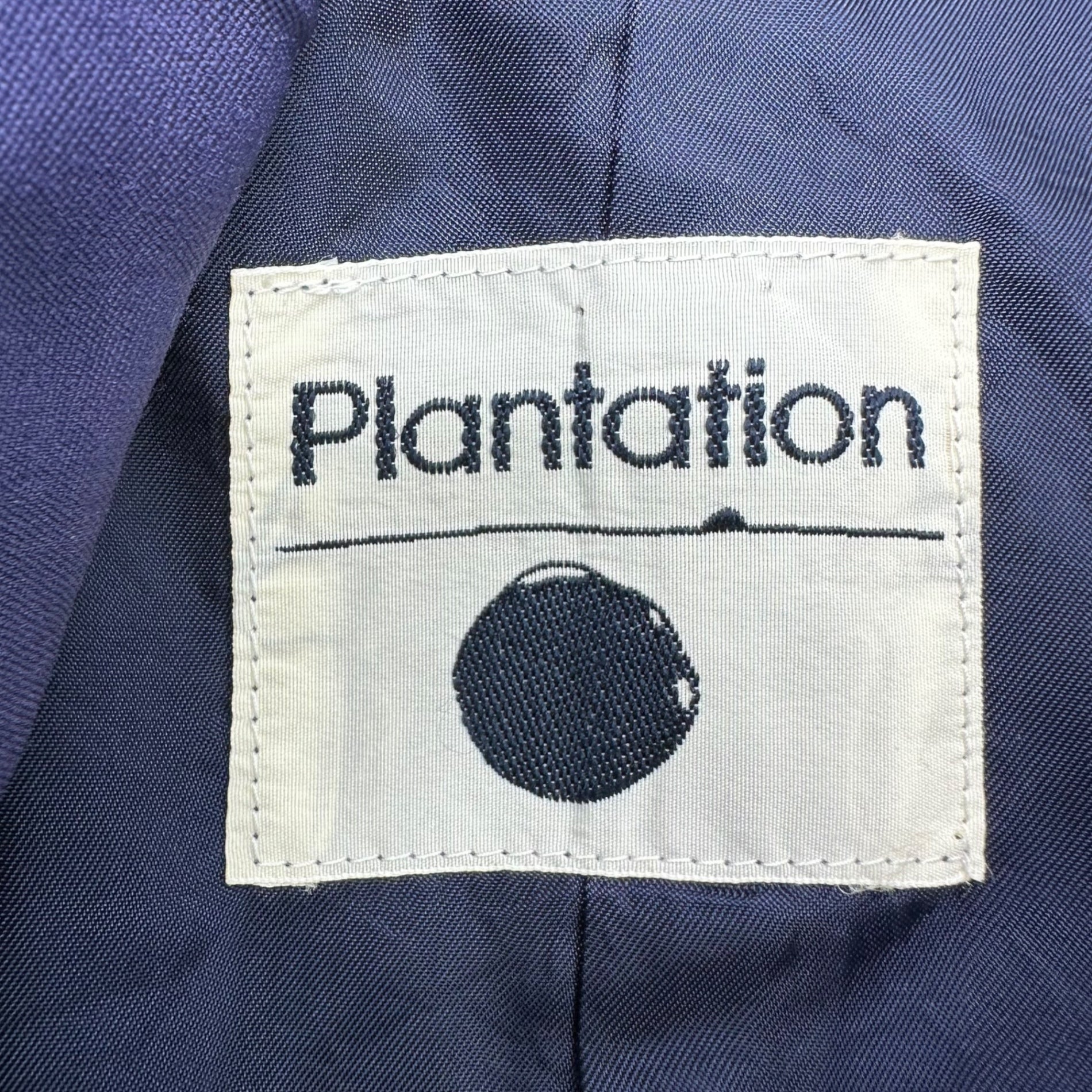 plantation(プランテーション) 90's Issey Miyake period Fold-over shawl collar 3B jacket 80年代 イッセイミヤケ期 折り返しショールカラー 3B ジャケット PL11-FD011 L ネイビー 91年製造 稀少 アーカイブ