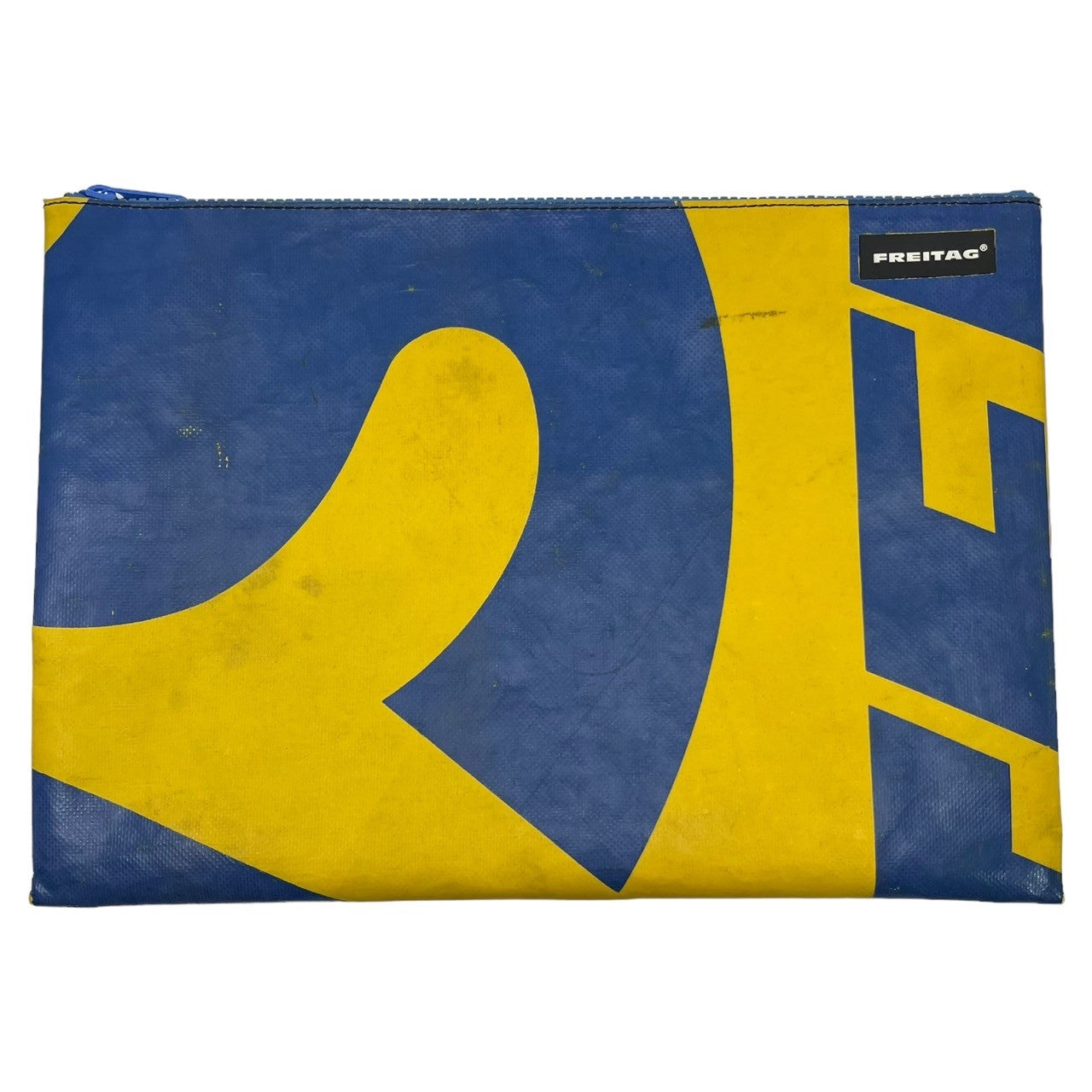 FREITAG(フライターグ) F08 DAN クラッチ バッグ PC ケース ポーチ ジップ ブルー×イエロー