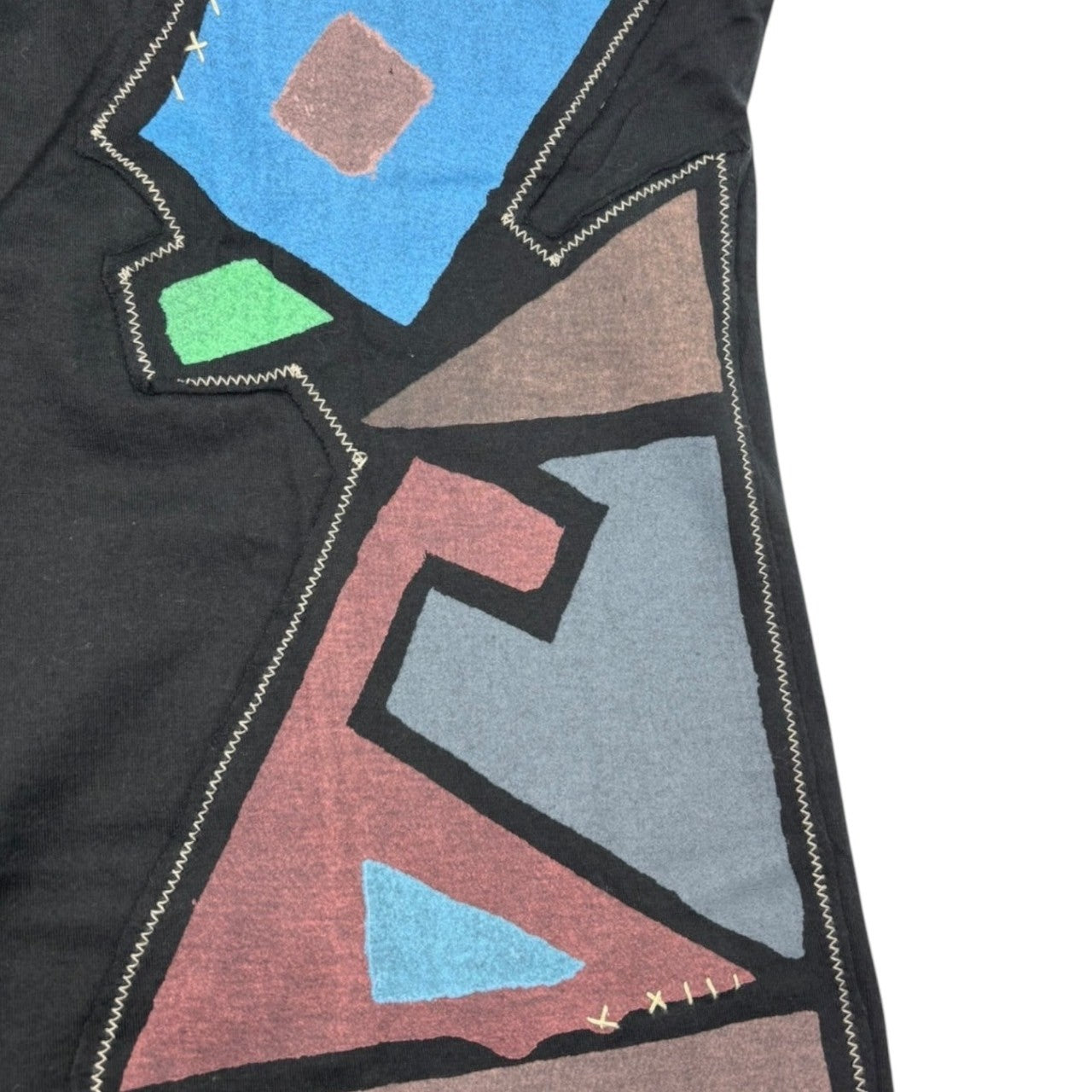 MARITHE FRANCOIS GIRBAUD(マリテフランソワジルボー) 00's Graphic Patch L/S Tee グラフィック パッチ 長袖 Tシャツ M5-6344 L ブラック Y2K