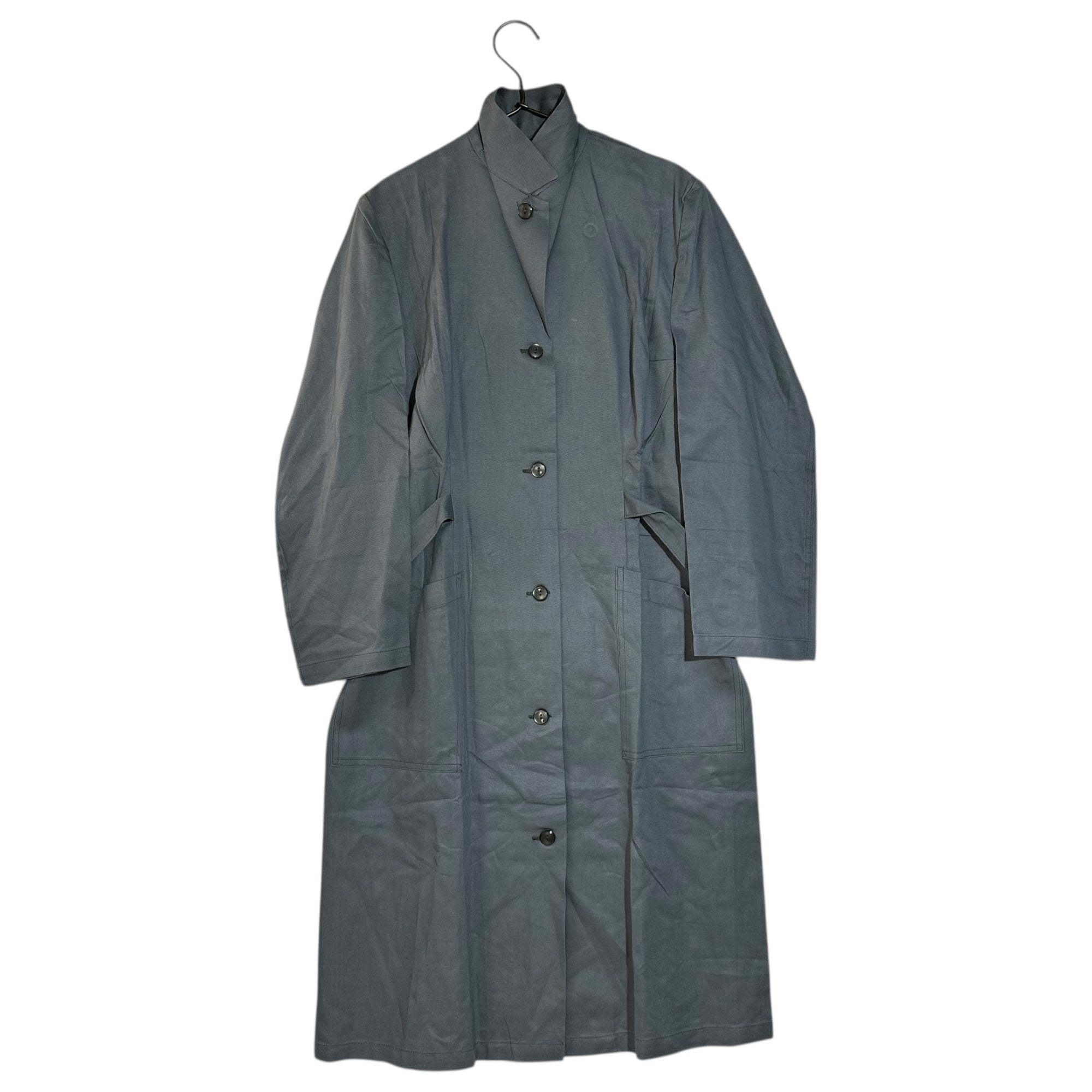 GERMANY MILITARY(ドイツ軍) 70’s Vintage medical dress coat ヴィンテージ メディカル ワンピース 38(S程度) グレー 70年代 EURO M デッドストック コート