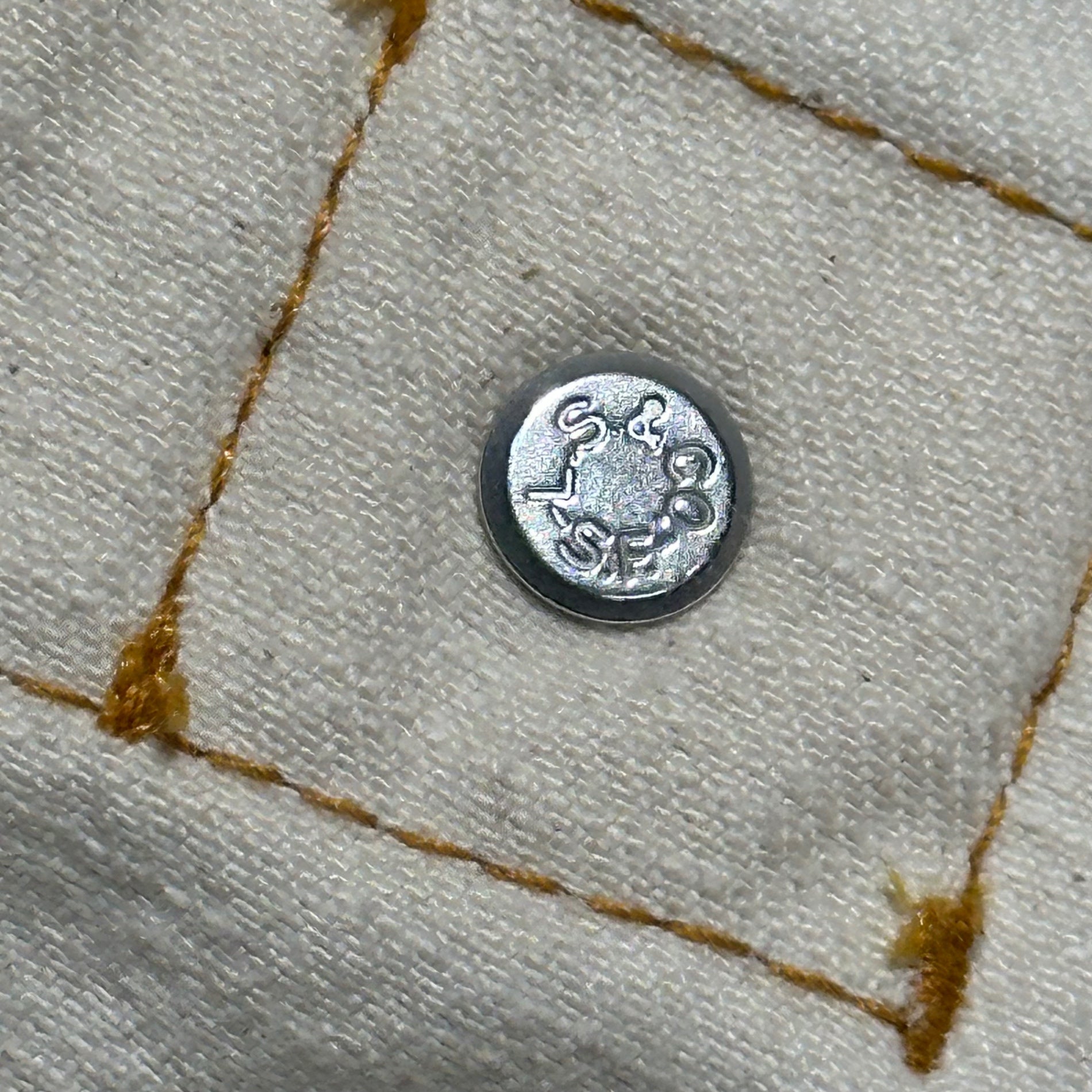 Levi's® Lefty Jean by Takahiro Kuraishi(リーバイス レフティージーン) Left-handed denim jacket レフト ハンド デニム ジャケット S アイボリー